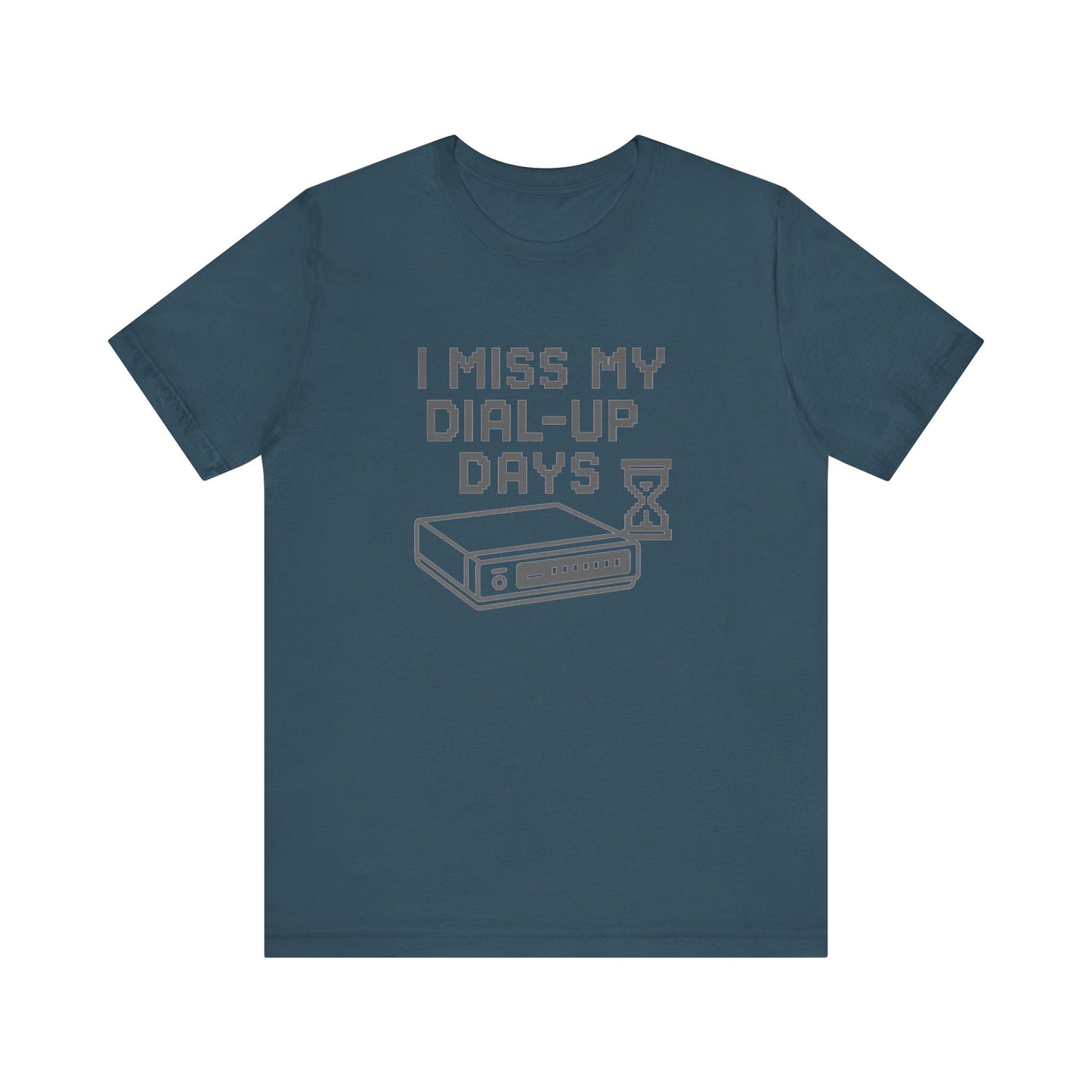 Nostalgic Dial-Up Days Tee – Retro Tech Shirt for 90s Kids, IT Pros & Internet Pioneers