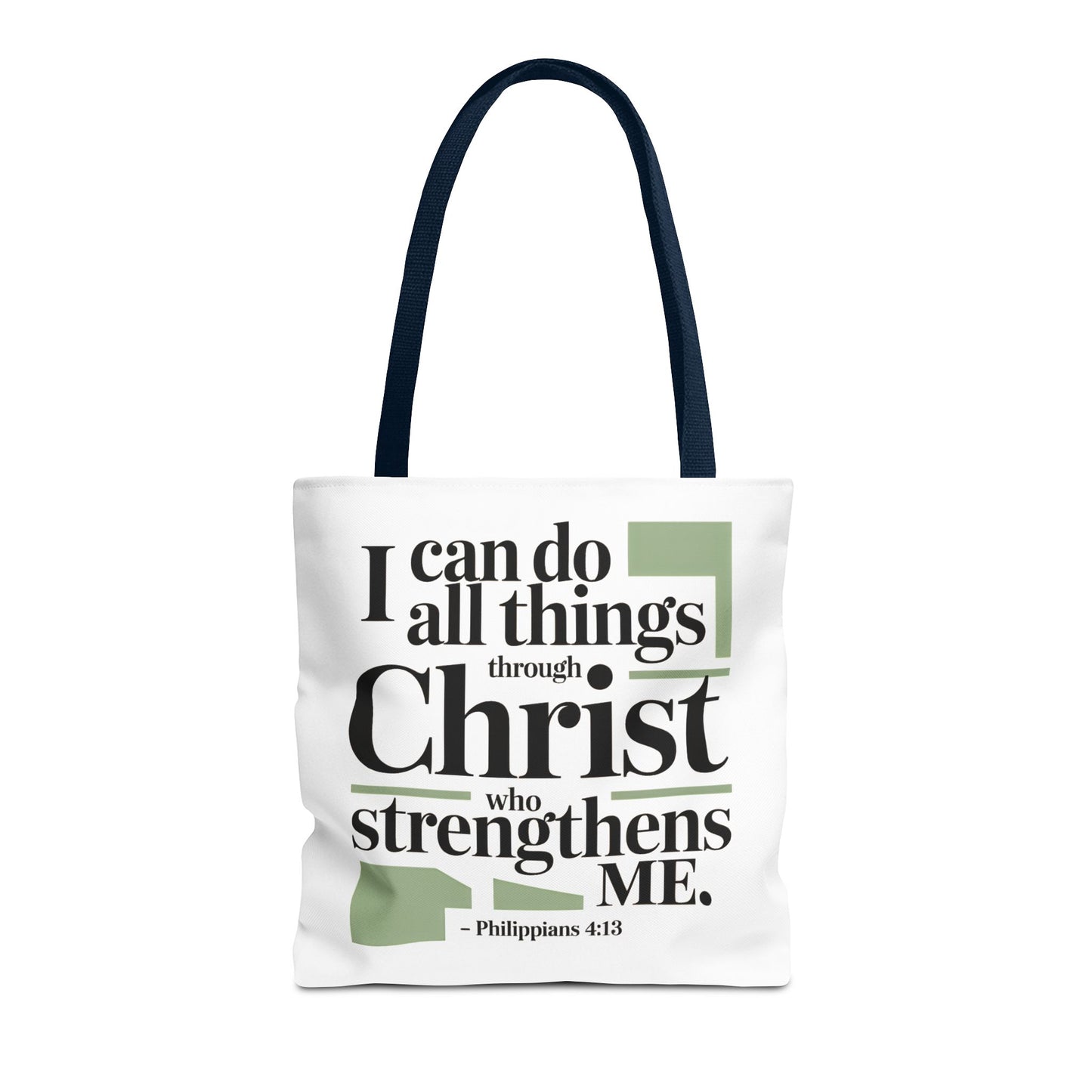 Inspirational Bible Verse Tote Bag – Faith-Based Everyday Carry, Christian Gift for Women, Church & Life