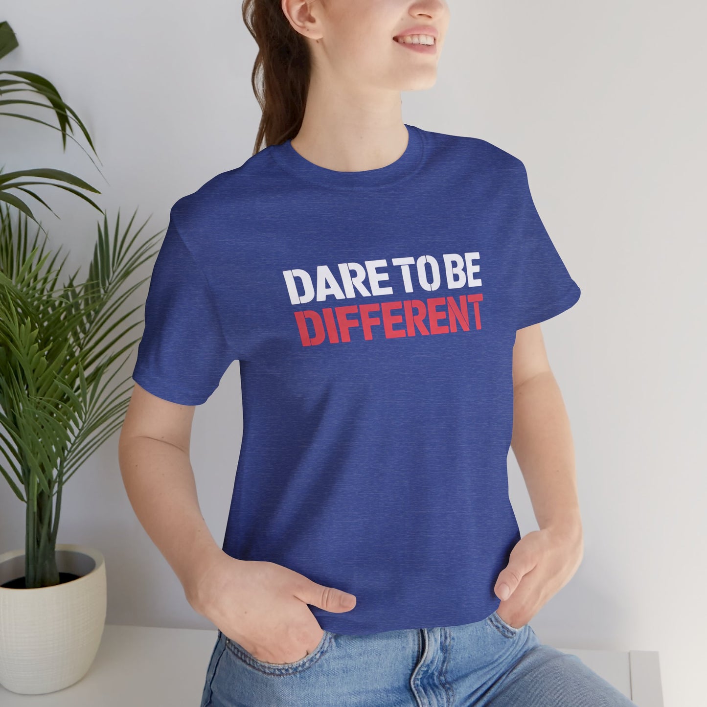 Motivational Quote T-Shirt - Dare To Be Different Shirt - Unisex Tee