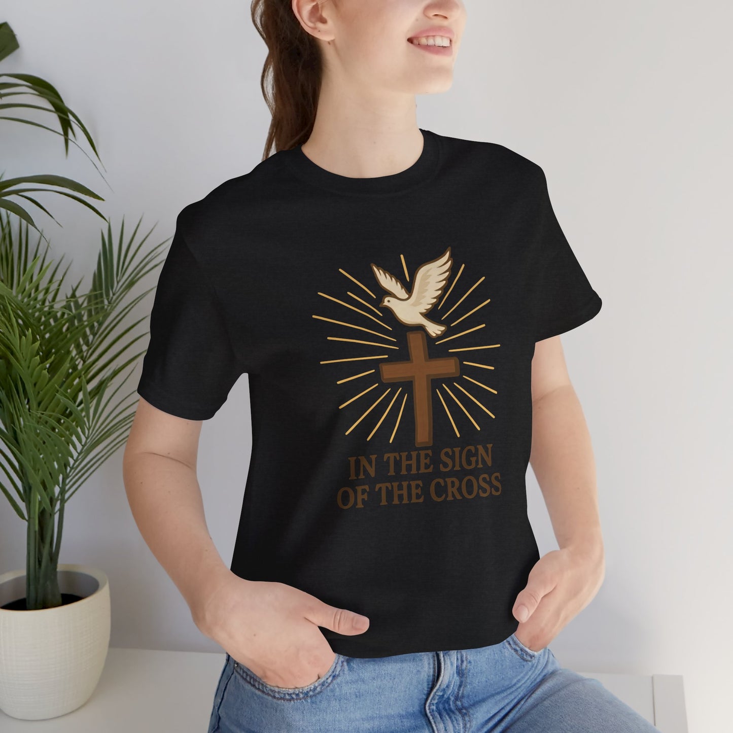 Faith-Inspired “In the Sign of the Cross” T-Shirt