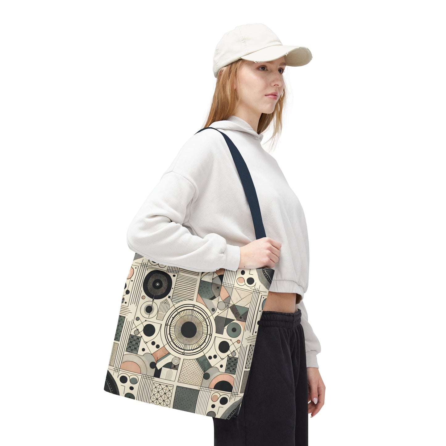 Geometric Pattern Tote Bag – Modern Art Style | Eco-Friendly Shopping Tote, Everyday Carry, Stylish Gift for Her