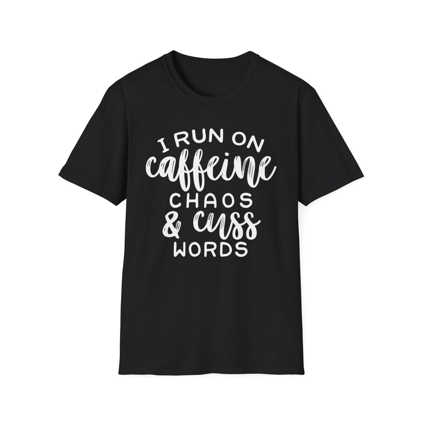 Caffeine Chaos Unisex T-Shirt – Funny Coffee Lover Tee