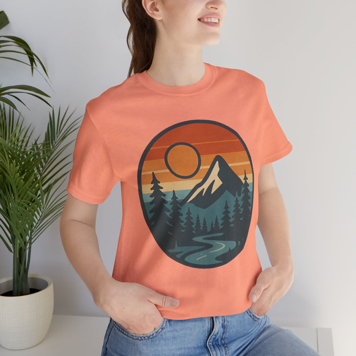 Mountain Sunset Nature Tee