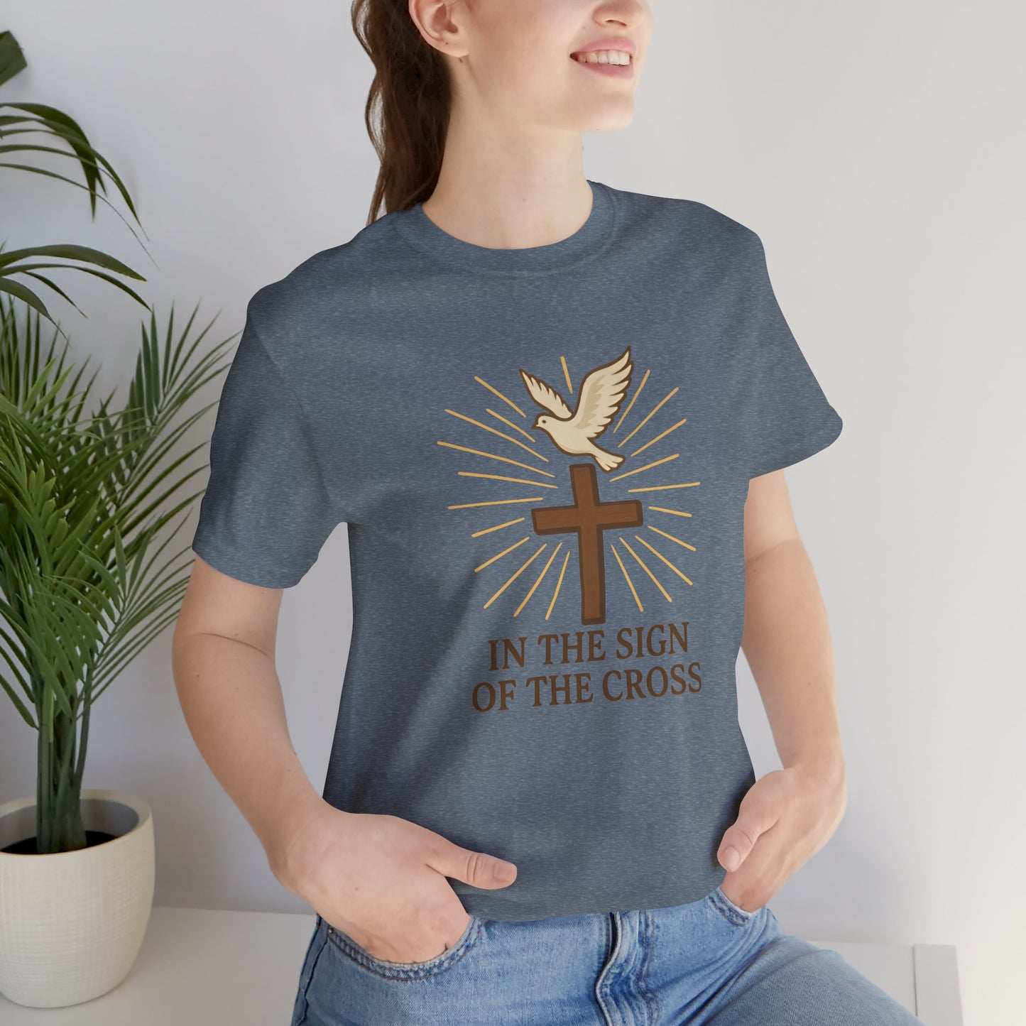 Faith-Inspired “In the Sign of the Cross” T-Shirt