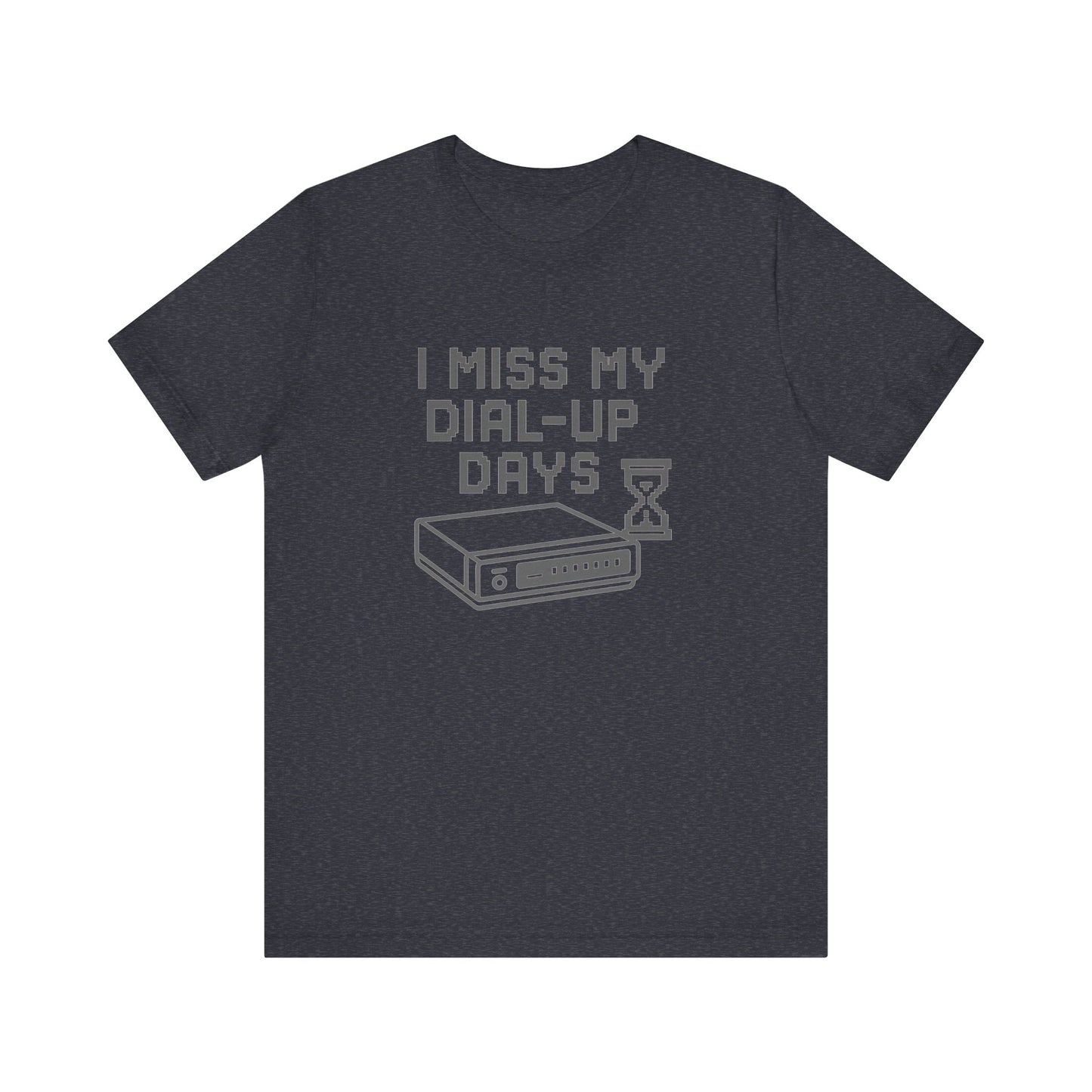 Nostalgic Dial-Up Days Tee – Retro Tech Shirt for 90s Kids, IT Pros & Internet Pioneers
