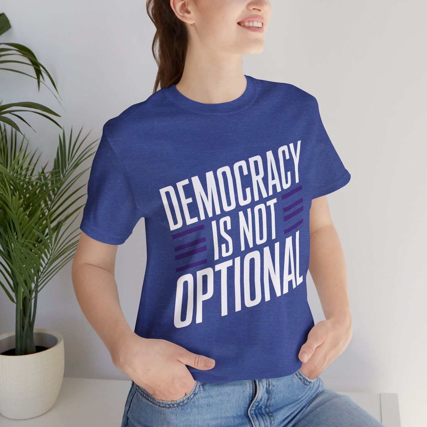 Democracy Is Not Optional – Unisex Political Statement Tee 🗳️