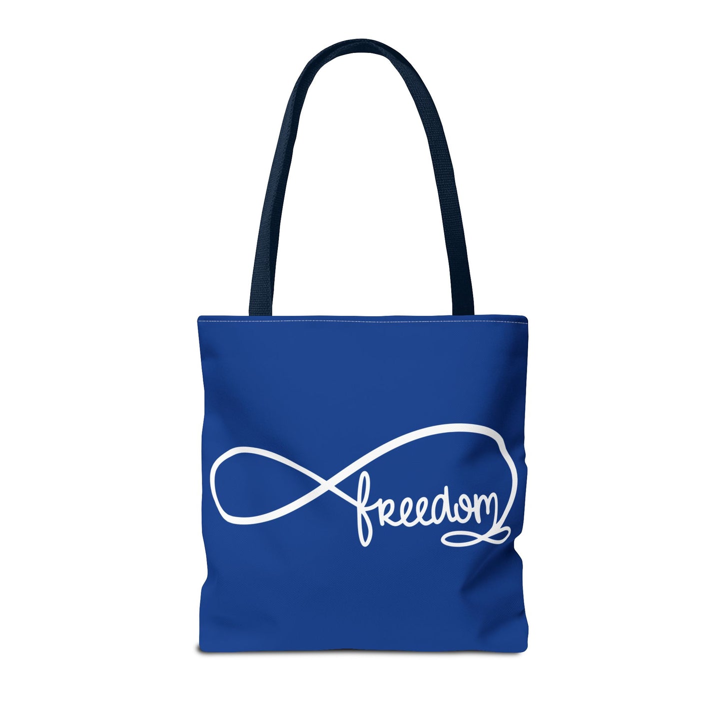 Freedom Infinity Symbol Tote Bag – Patriotic Everyday Carry, Double-Sided Print