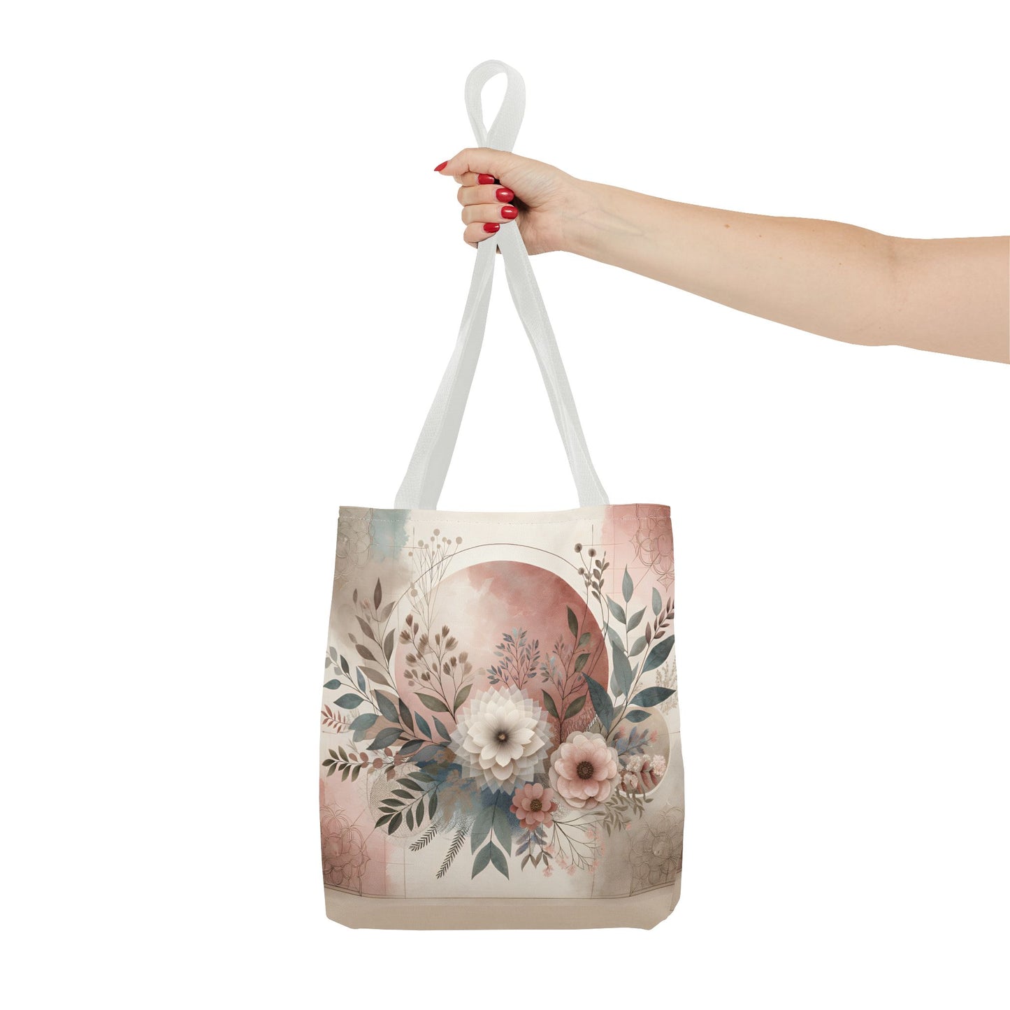 Floral Tote Bag – Elegant Eco-Friendly Accessory for Shopping, Weddings, and Gifting