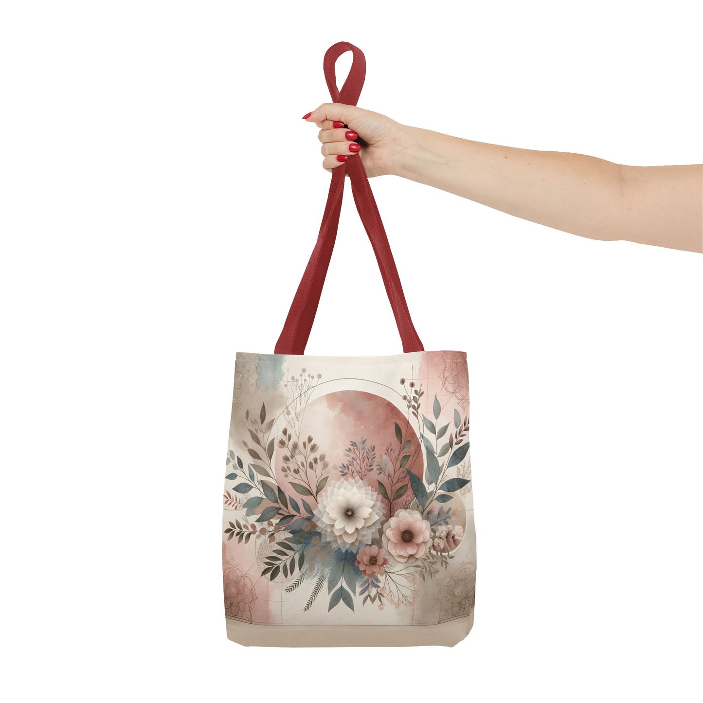 Floral Tote Bag – Elegant Eco-Friendly Accessory for Shopping, Weddings, and Gifting