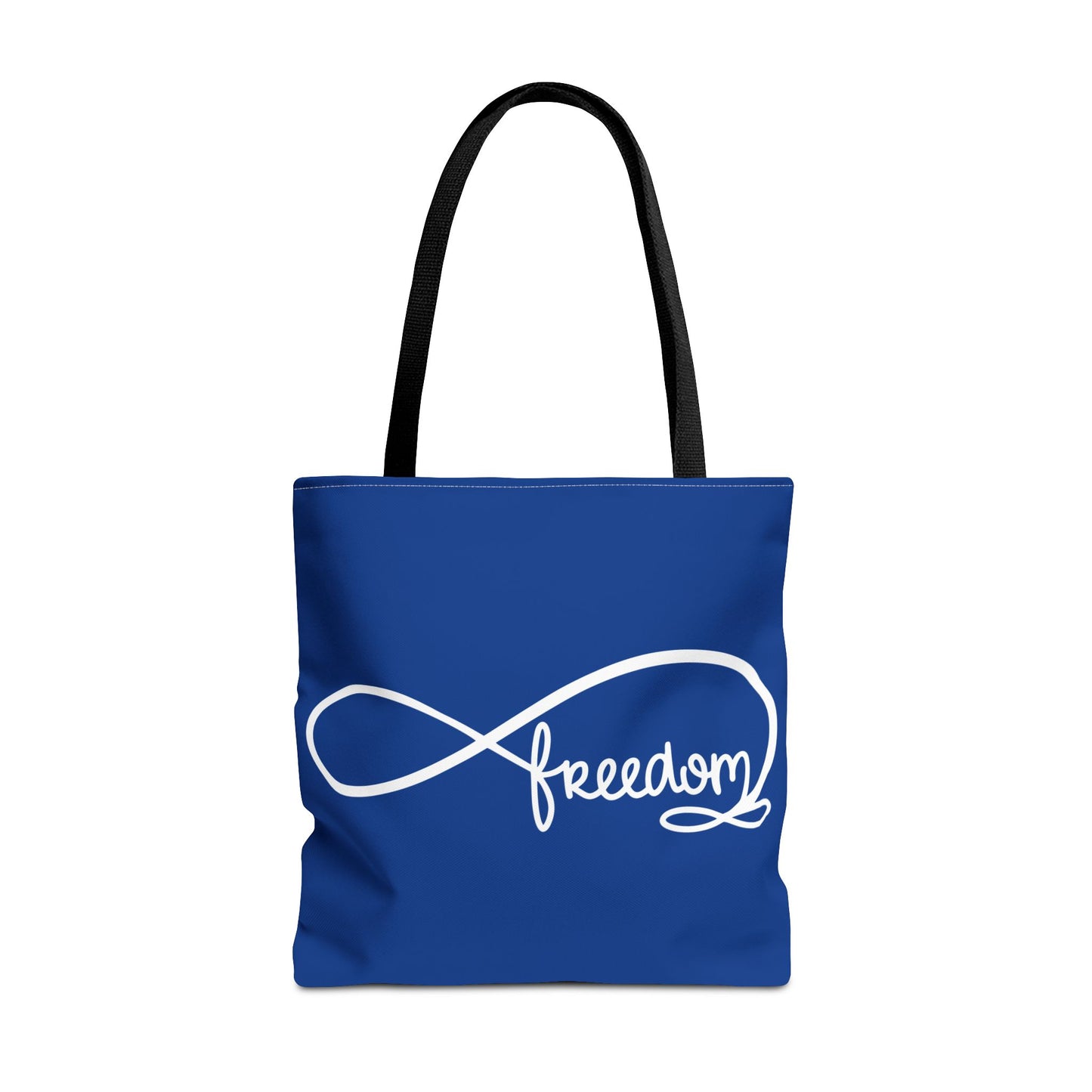Freedom Infinity Symbol Tote Bag – Patriotic Everyday Carry, Double-Sided Print
