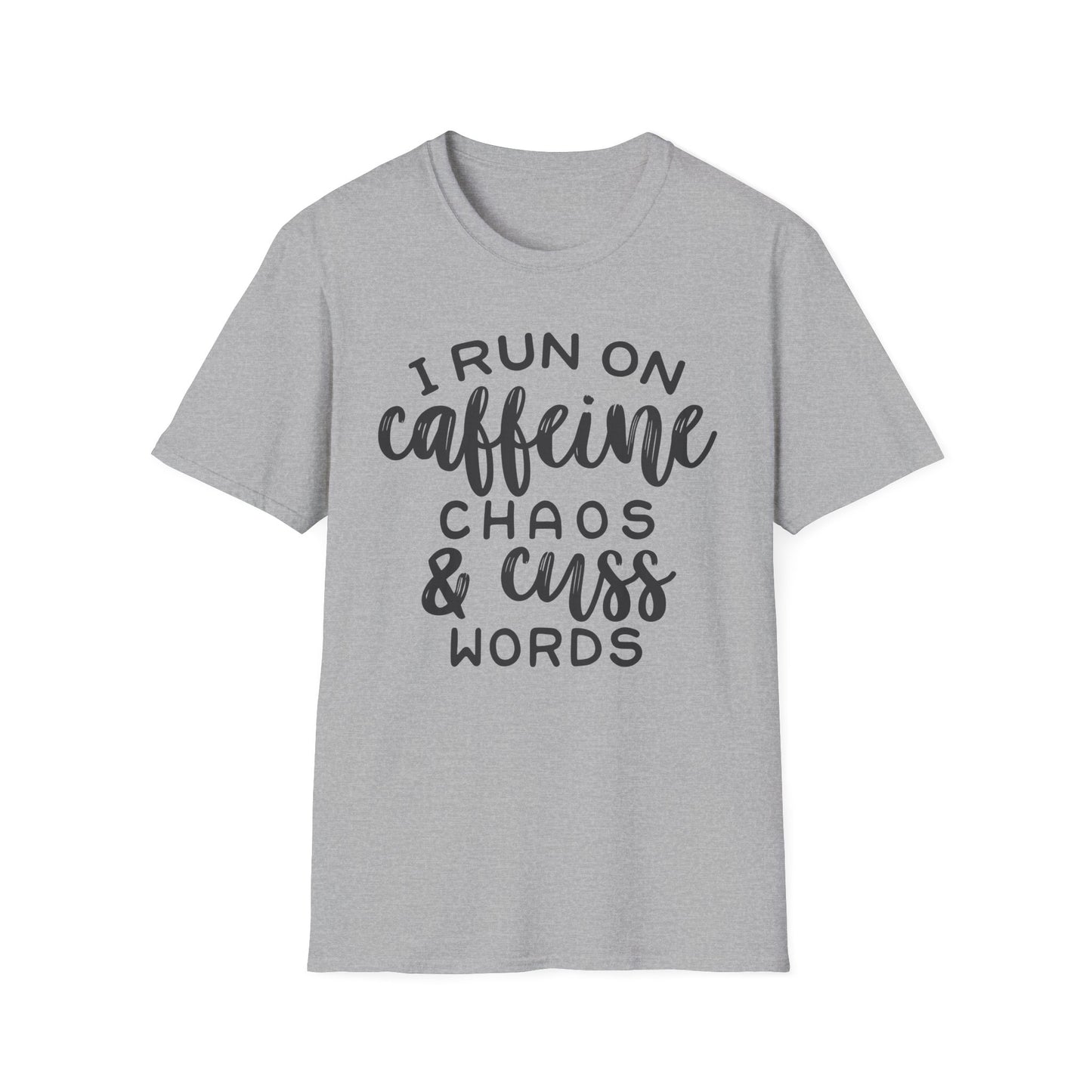 Caffeine Chaos Unisex T-Shirt – Funny Coffee Lover Tee