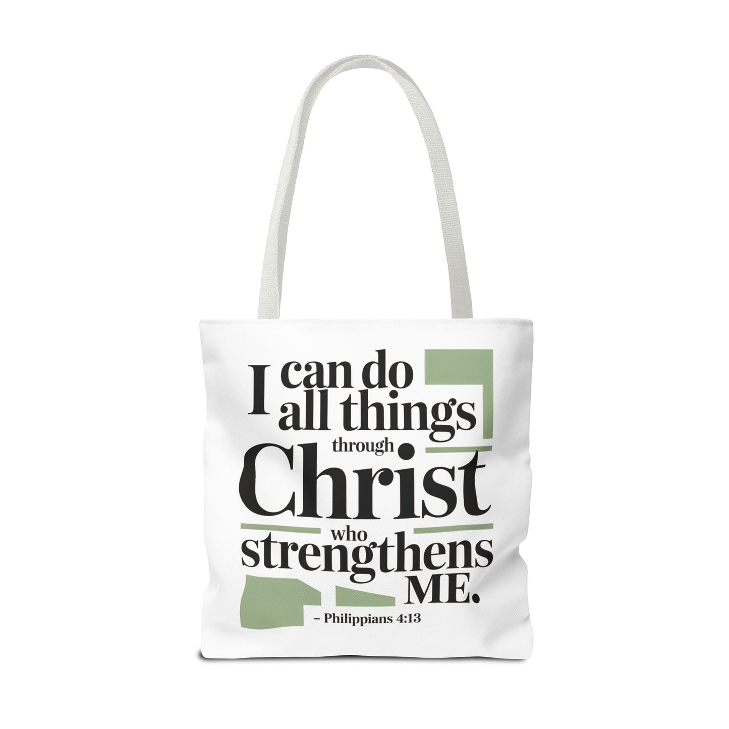 Inspirational Bible Verse Tote Bag – Faith-Based Everyday Carry, Christian Gift for Women, Church & Life