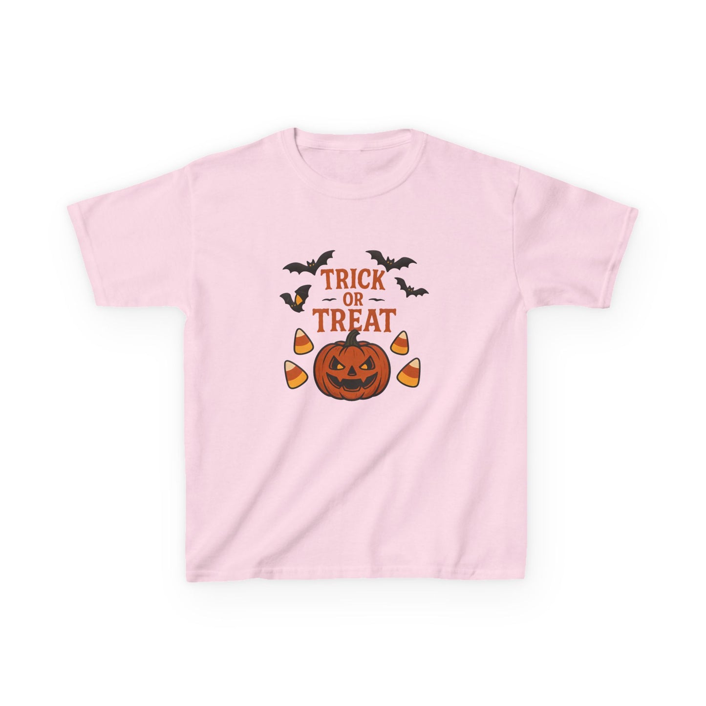 Kids Halloween Tee – Trick or Treat Pumpkin Shirt