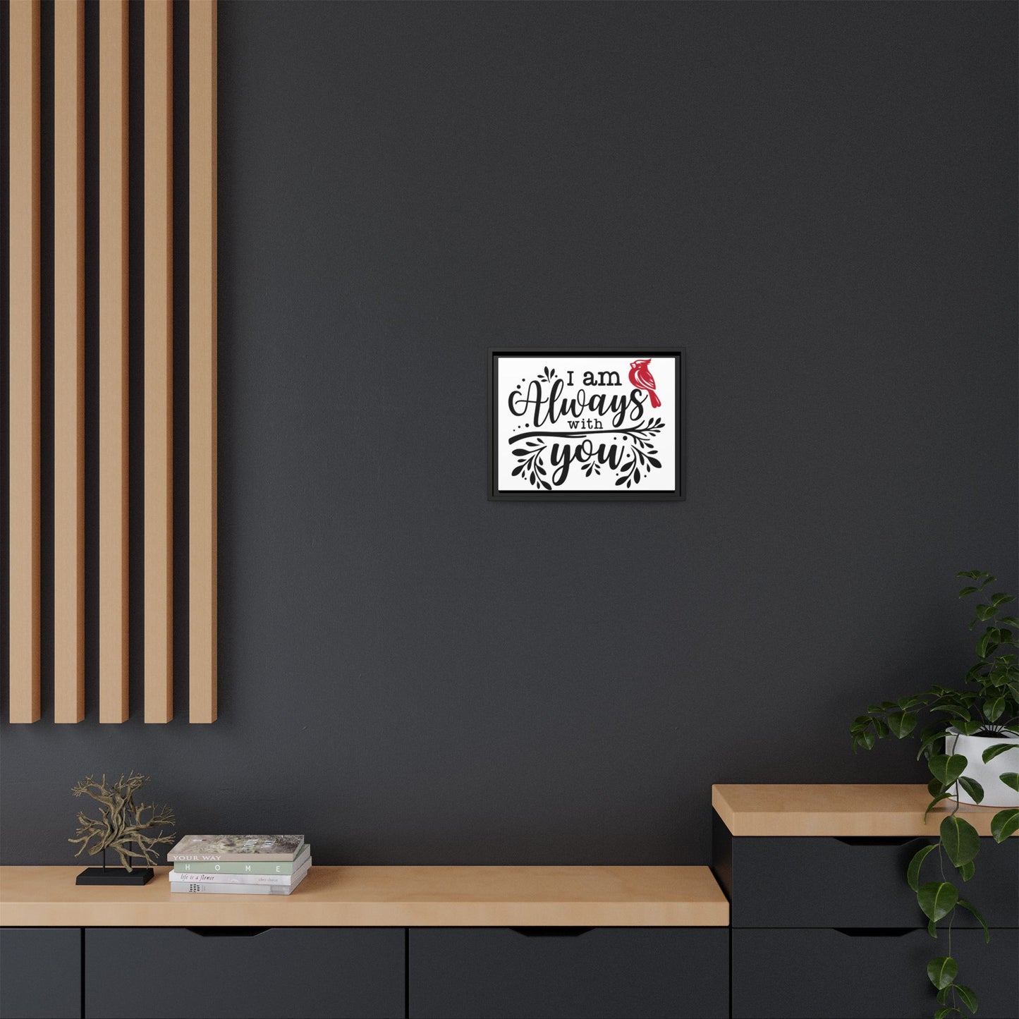 Always With You Cardinal – Matte Canvas Wall Art
