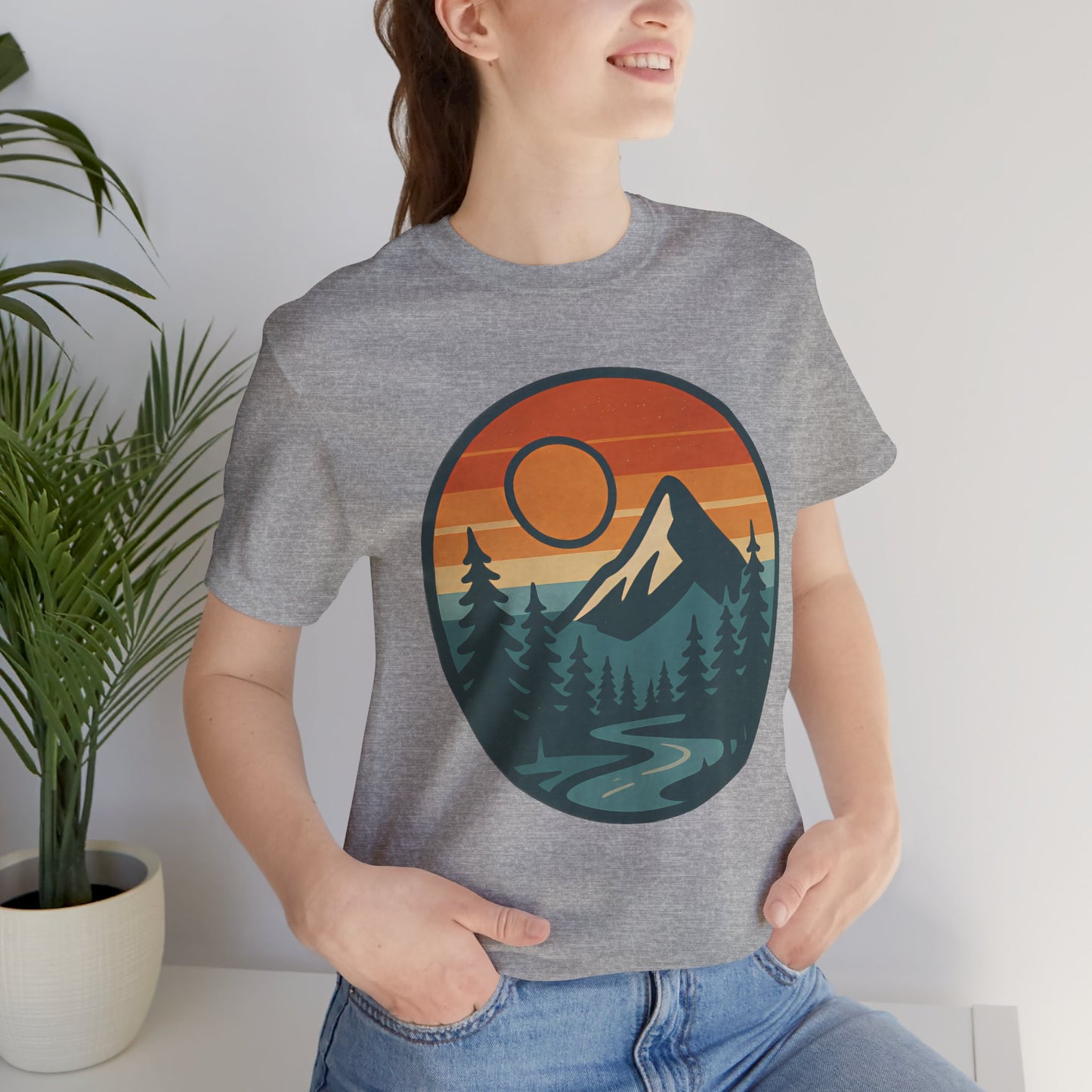 Mountain Sunset Nature Tee