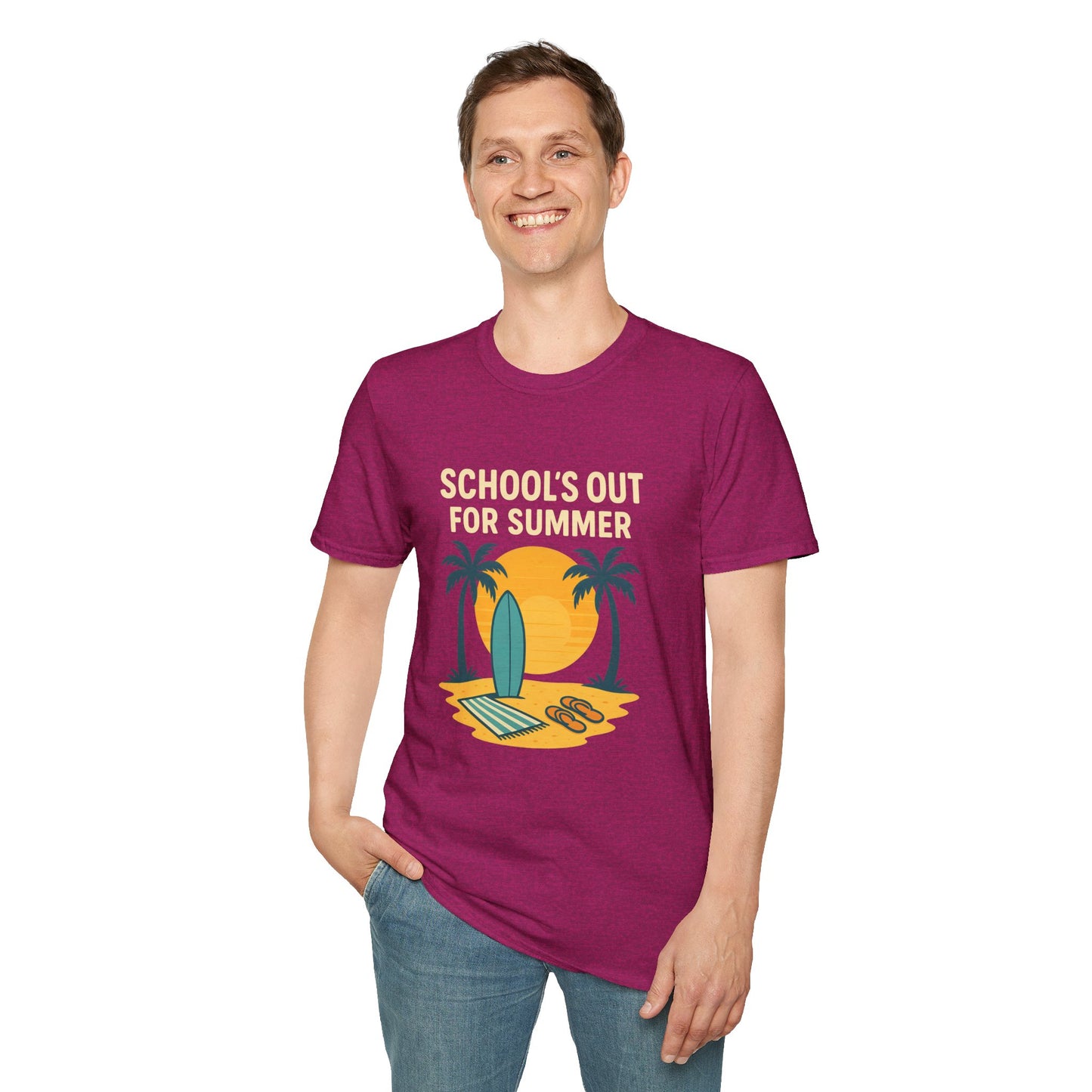 School’s Out for Summer T-Shirt – Laid-Back Style for Beach Days & Backyard Celebrations