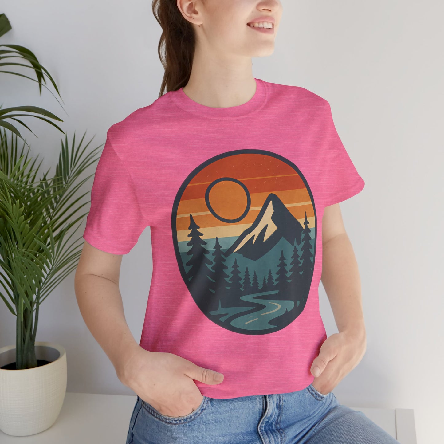 Mountain Sunset Nature Tee