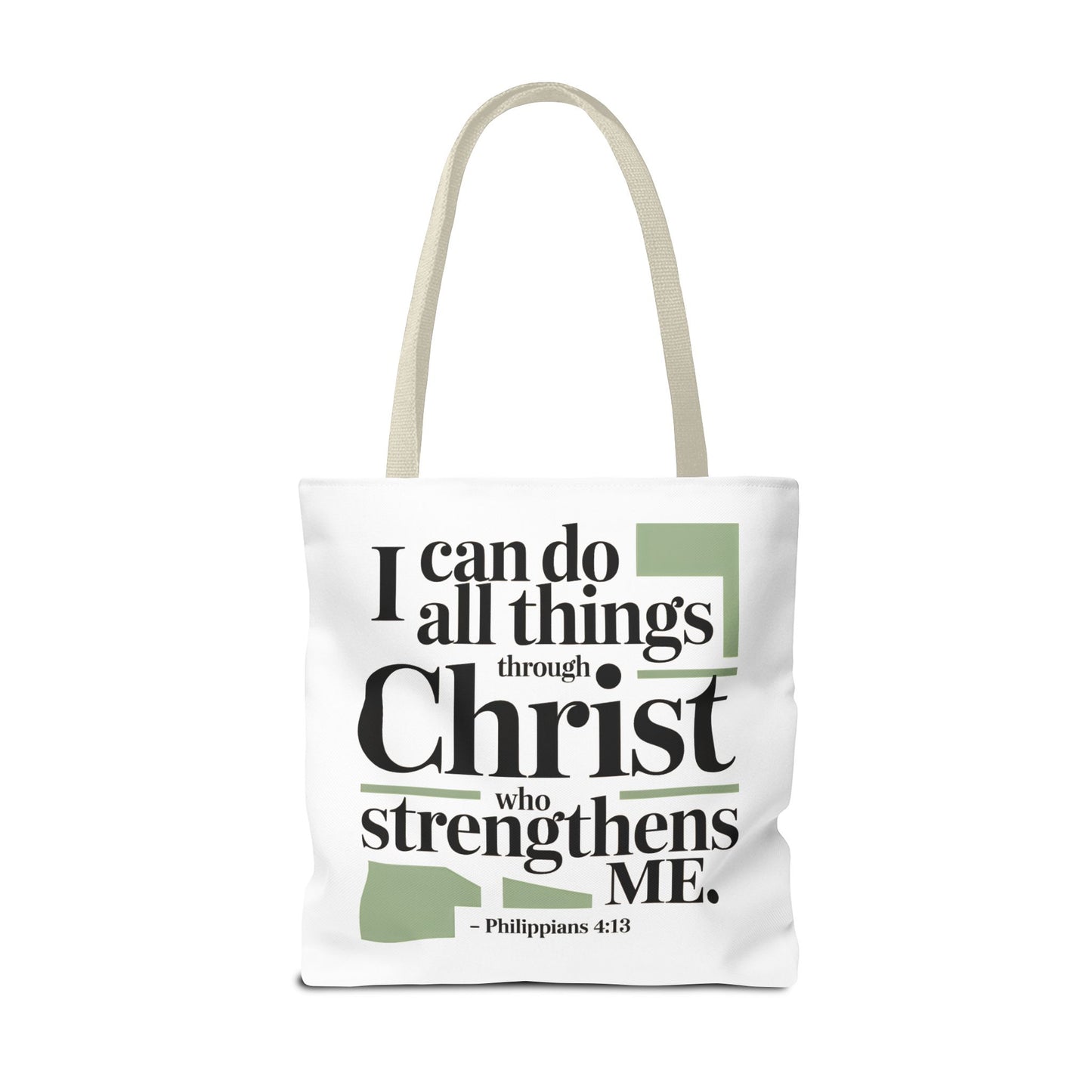 Inspirational Bible Verse Tote Bag – Faith-Based Everyday Carry, Christian Gift for Women, Church & Life