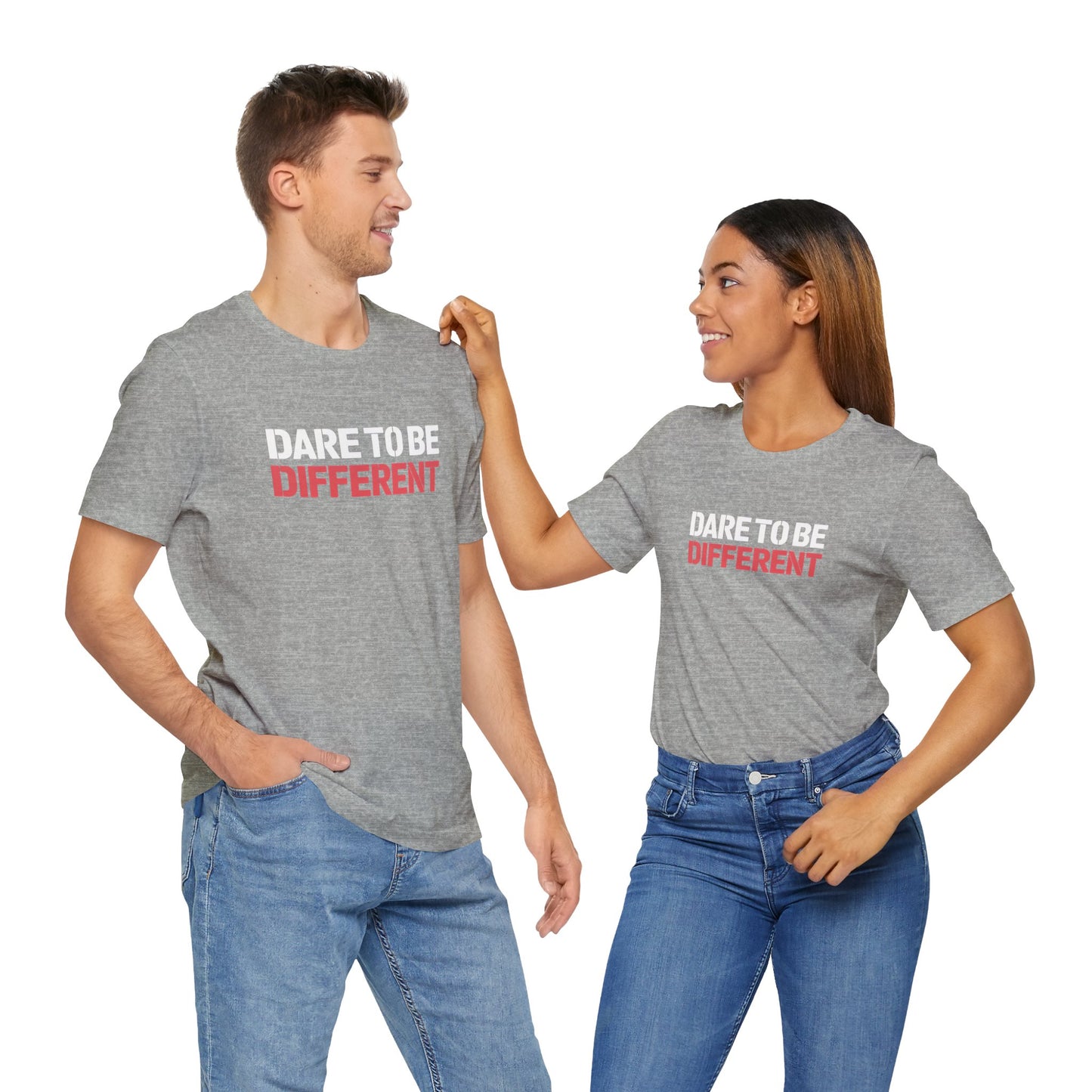 Motivational Quote T-Shirt - Dare To Be Different Shirt - Unisex Tee