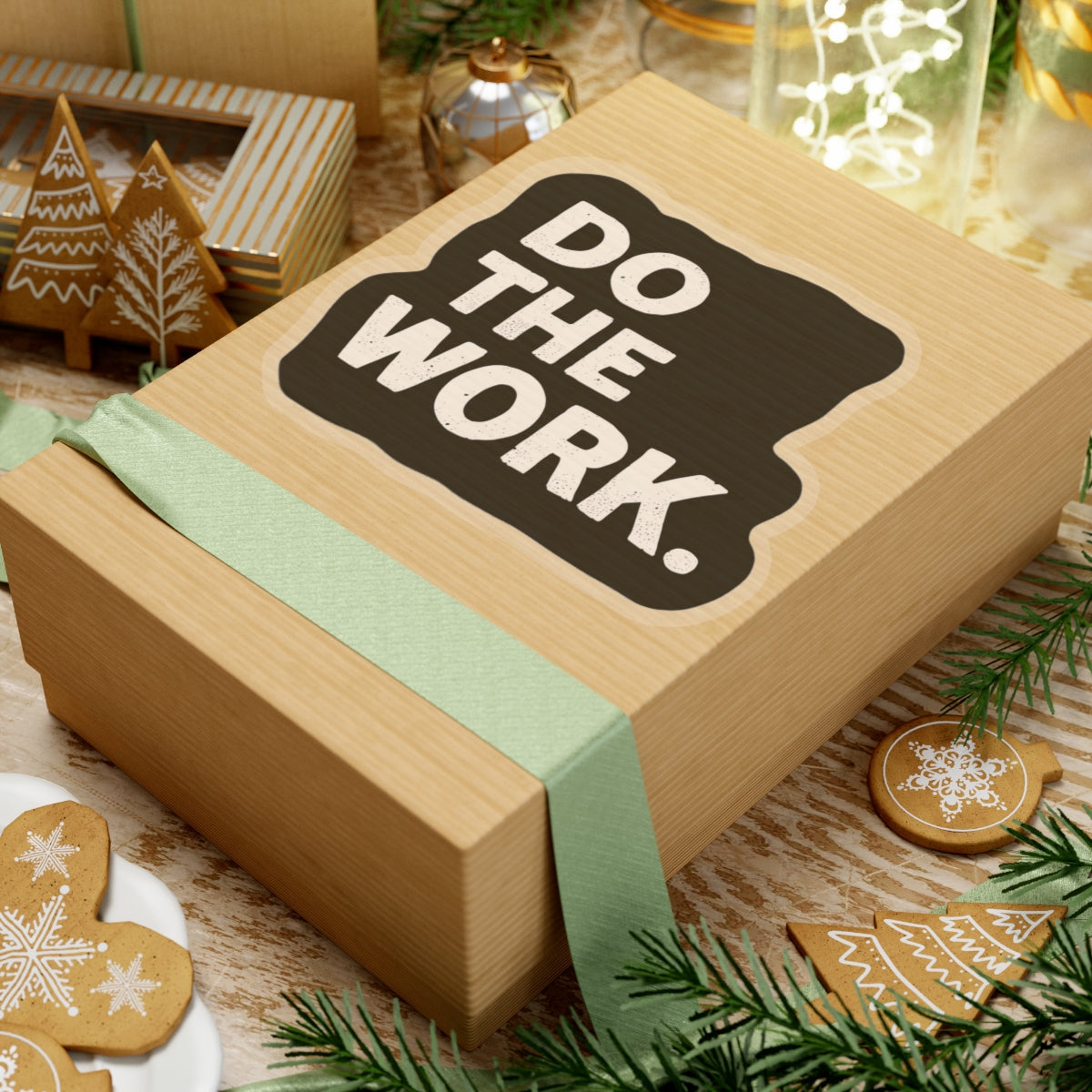 DO THE WORK – Minimalist Motivational Sticker