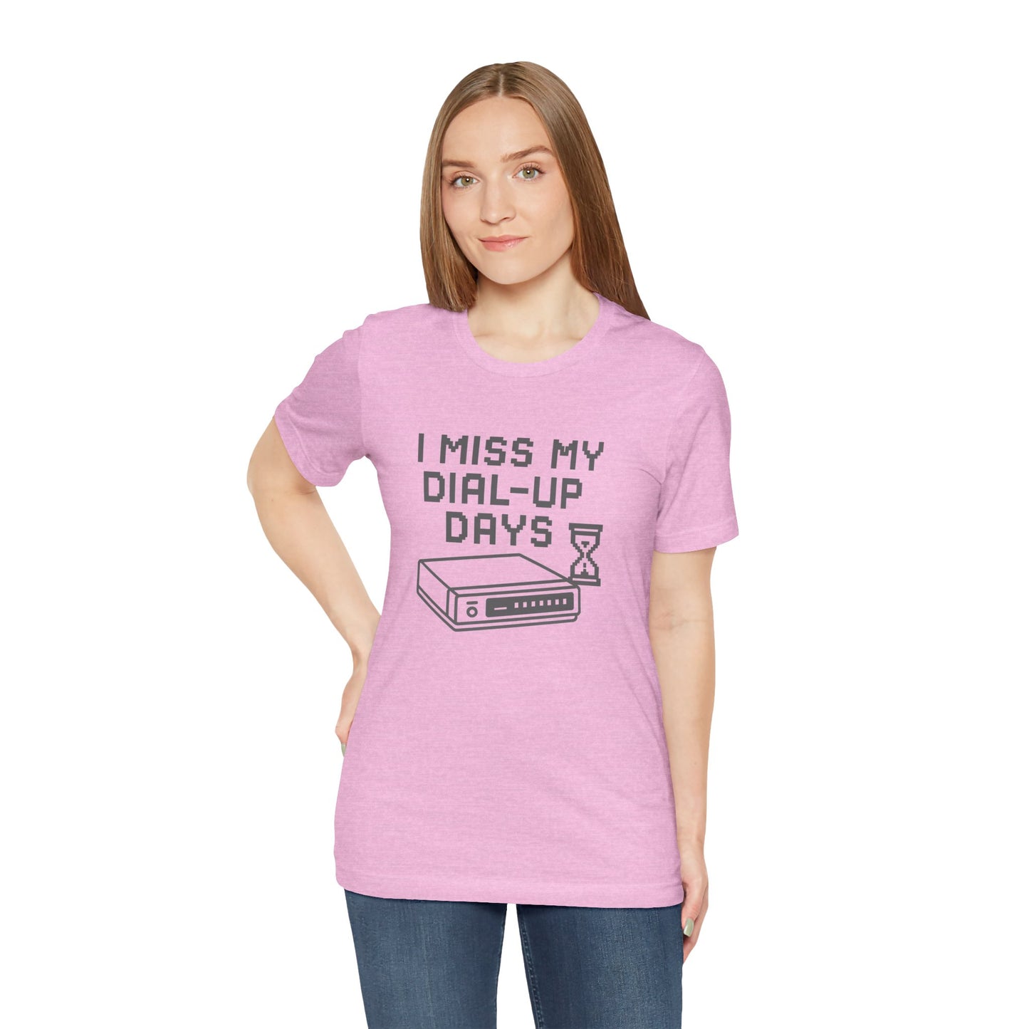 Nostalgic Dial-Up Days Tee – Retro Tech Shirt for 90s Kids, IT Pros & Internet Pioneers