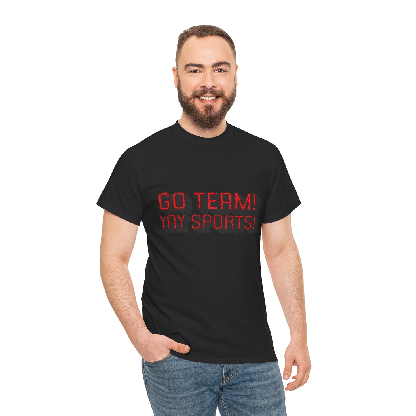 Sporty “GO TEAM YAY SPORTS” Tee