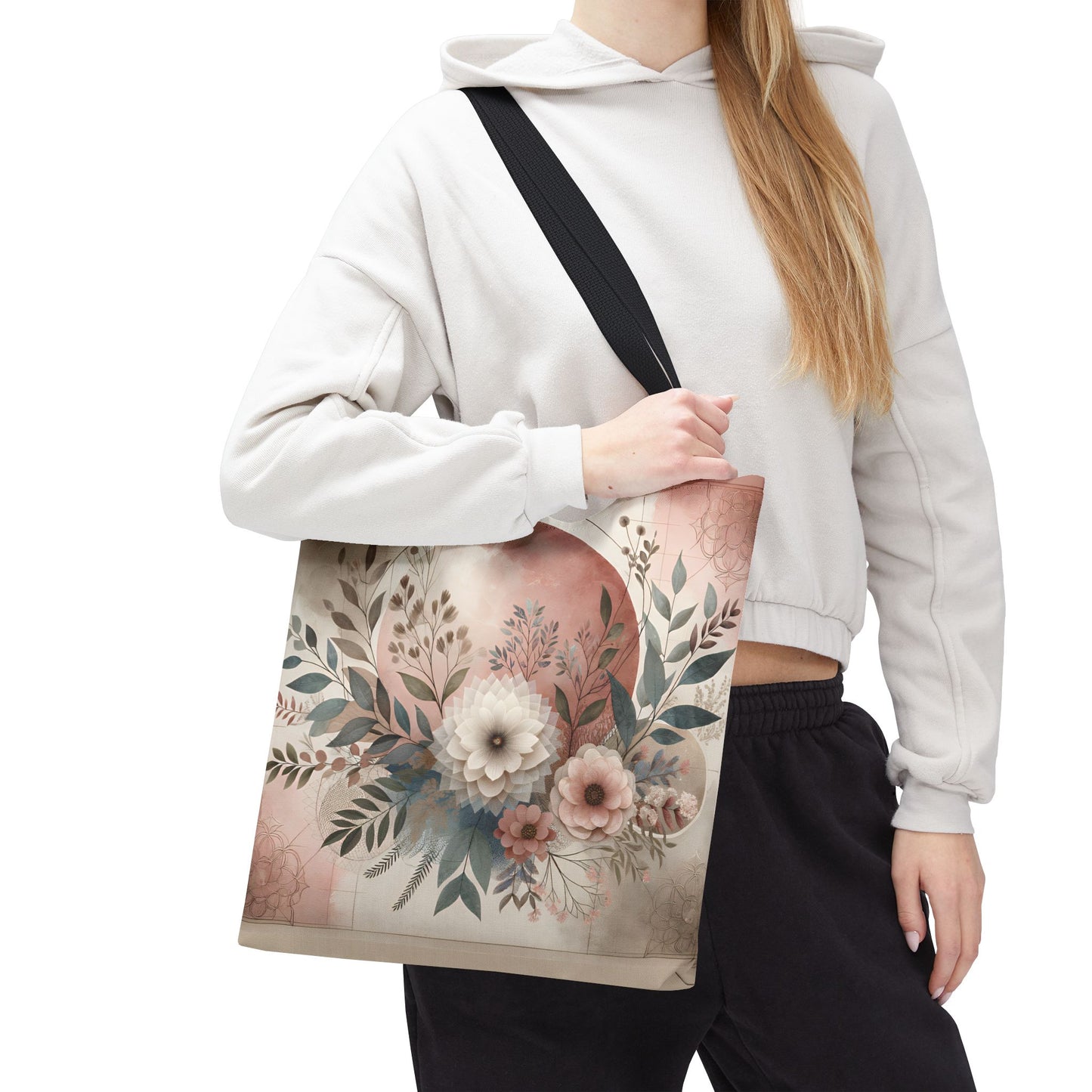 Floral Tote Bag – Elegant Eco-Friendly Accessory for Shopping, Weddings, and Gifting