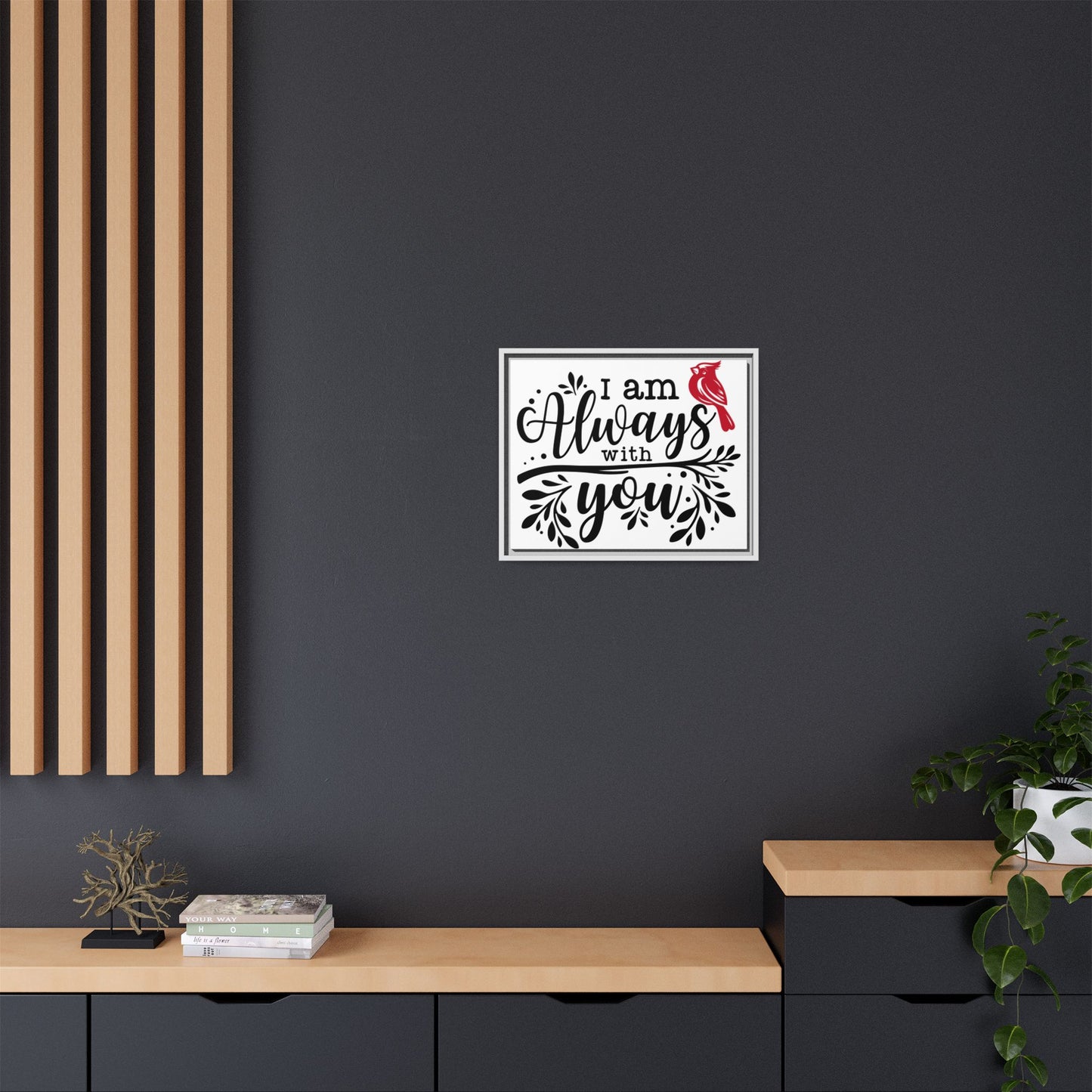 Always With You Cardinal – Matte Canvas Wall Art