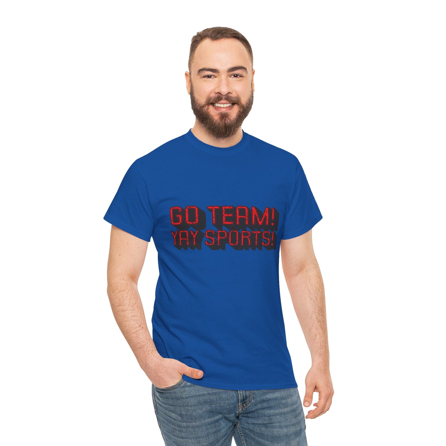Sporty “GO TEAM YAY SPORTS” Tee