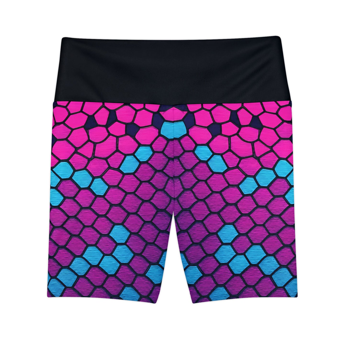 Vibrant Women's Workout Shorts – Bold Fitness Apparel for Active Living