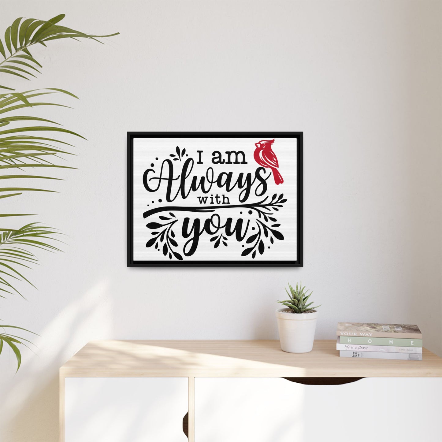 Always With You Cardinal – Matte Canvas Wall Art