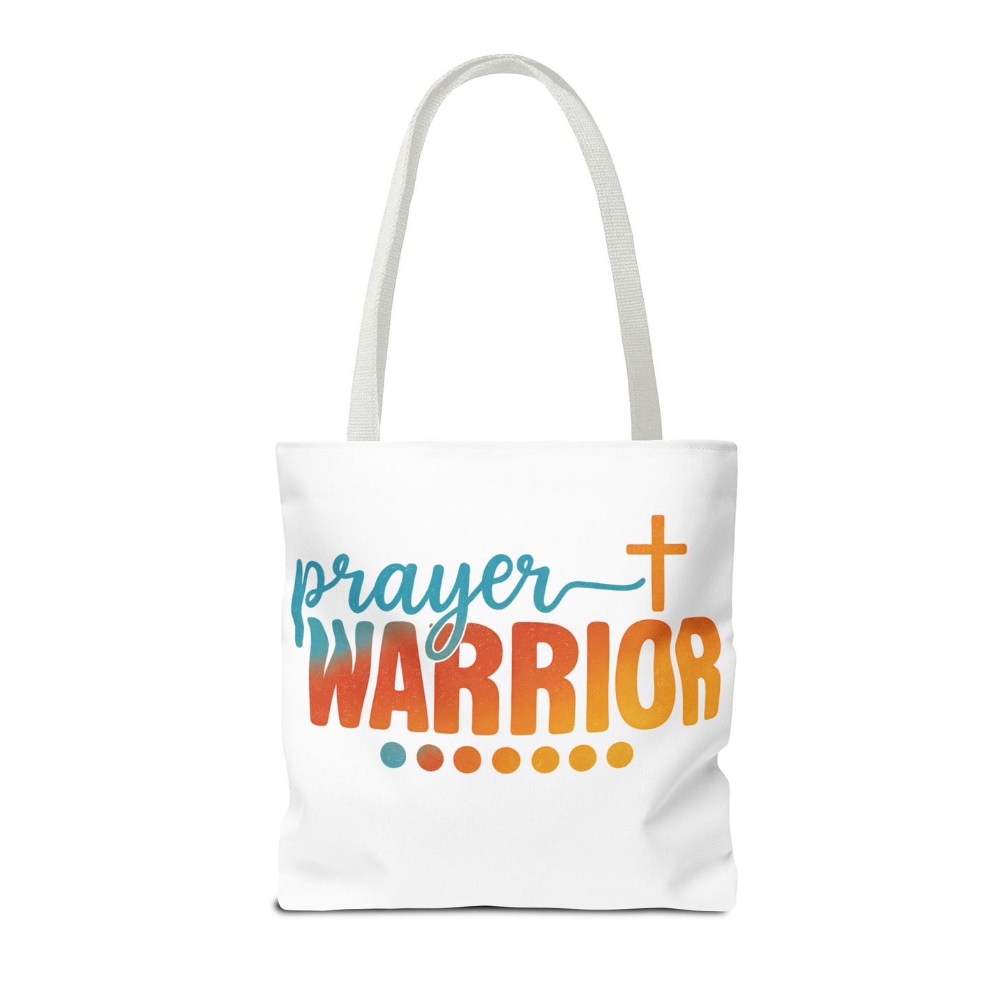 Prayer Warrior Faith Tote Bag – Double-Sided Christian Carryall | Inspirational Religious Gift