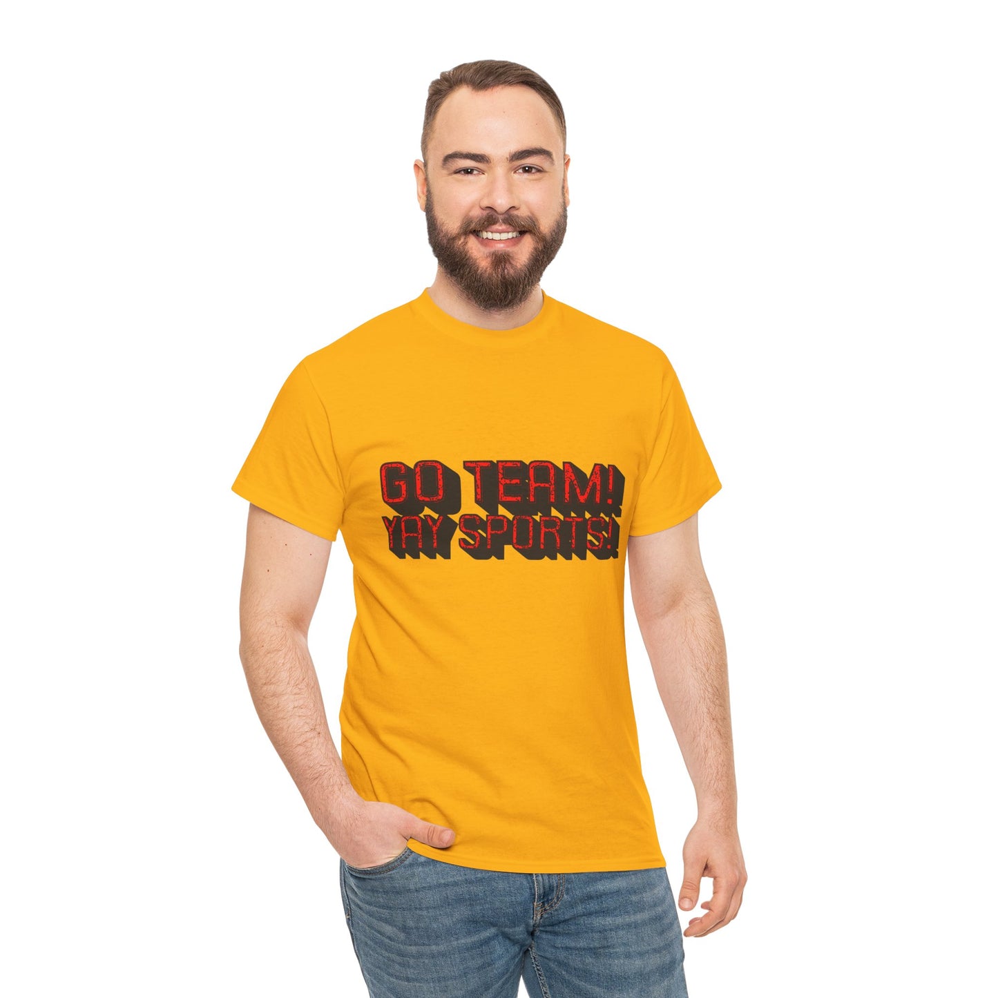 Sporty “GO TEAM YAY SPORTS” Tee