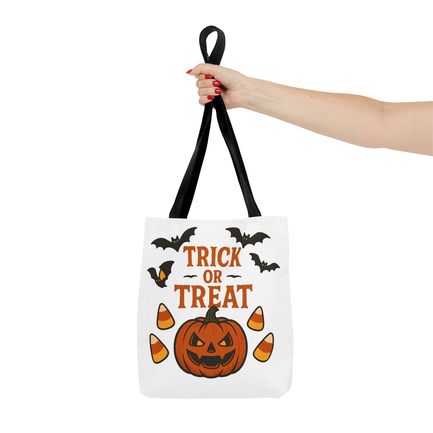 Halloween Trick or Treat Tote Bag – Spooky, Kid-Friendly Candy Carrier 🎃