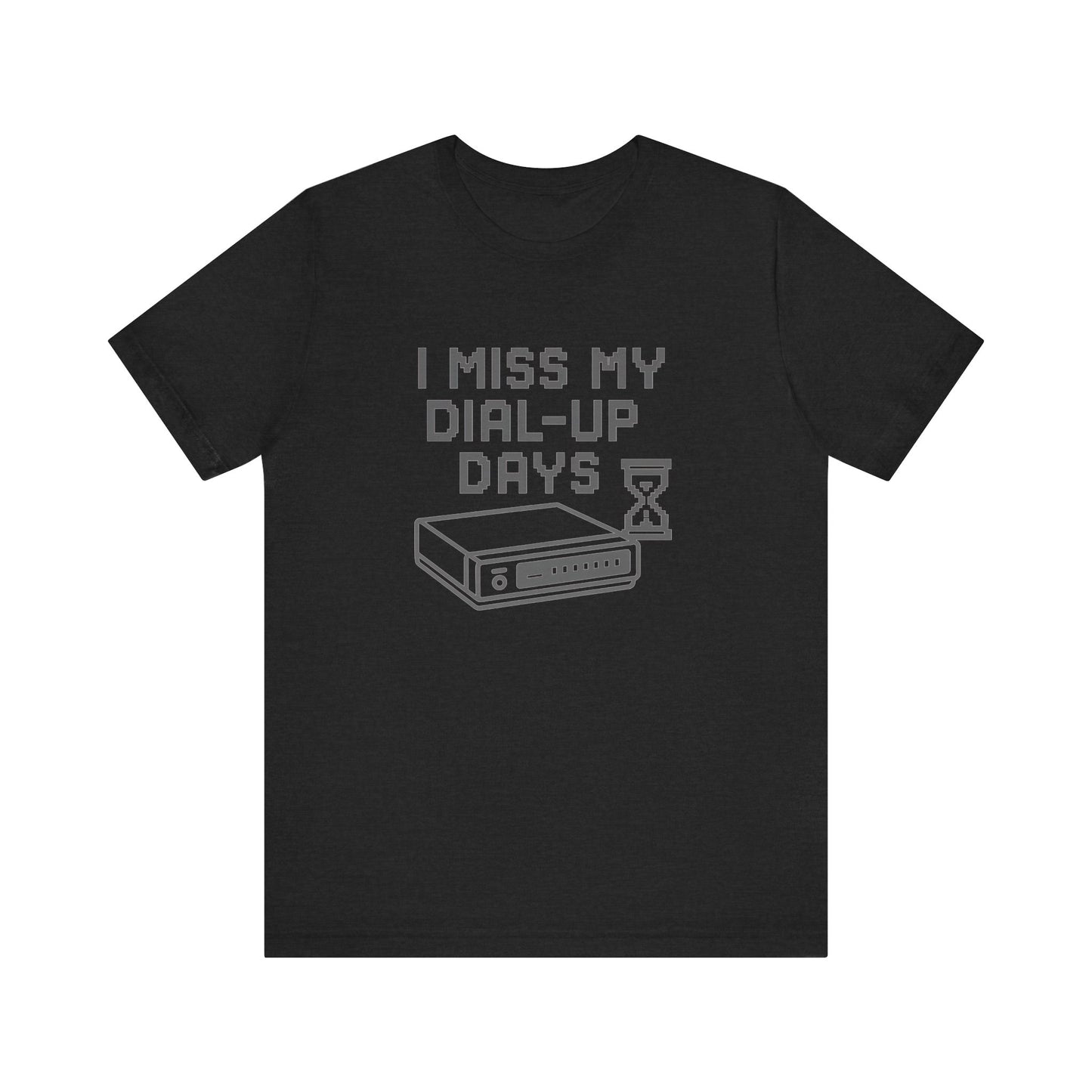 Nostalgic Dial-Up Days Tee – Retro Tech Shirt for 90s Kids, IT Pros & Internet Pioneers