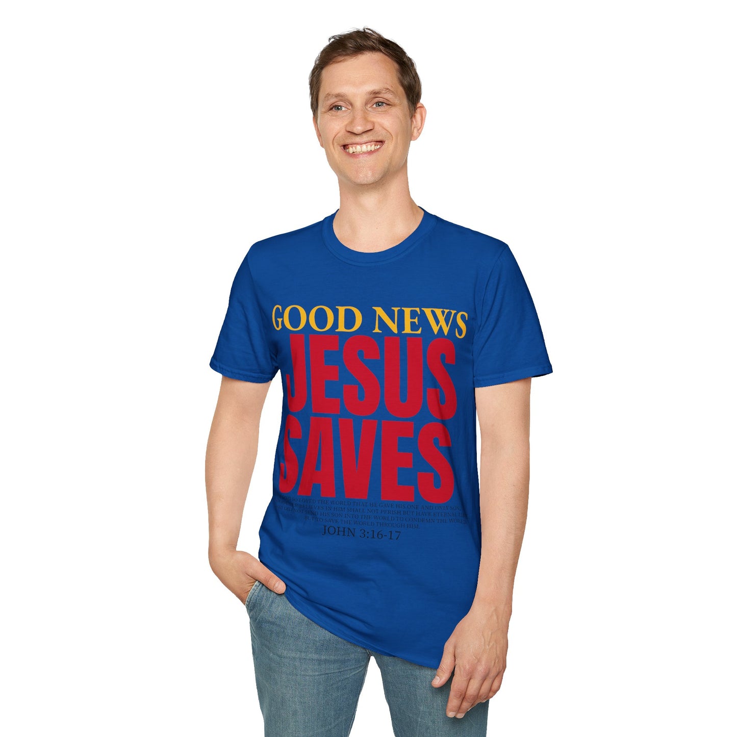 Inspirational "Jesus Saves" T-Shirt
