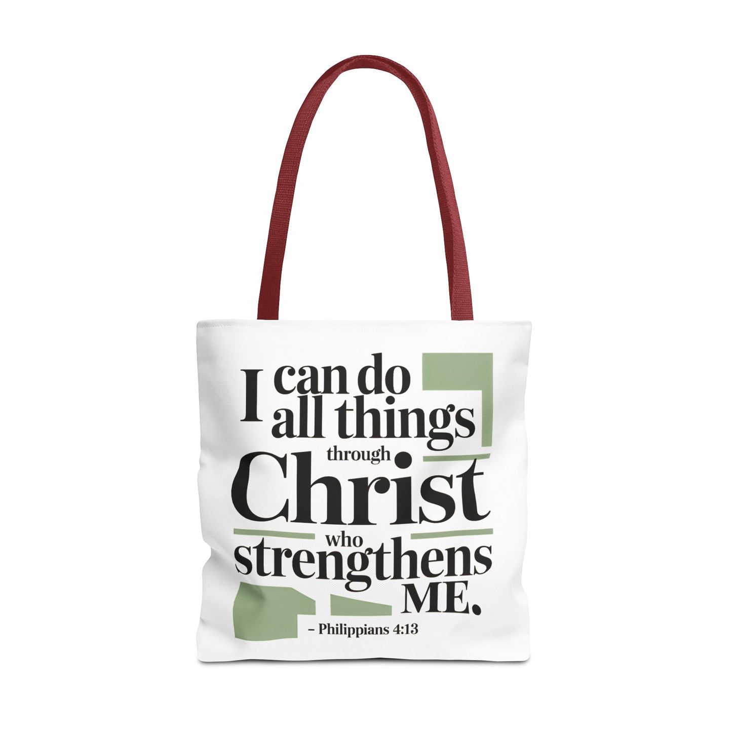 Inspirational Bible Verse Tote Bag – Faith-Based Everyday Carry, Christian Gift for Women, Church & Life