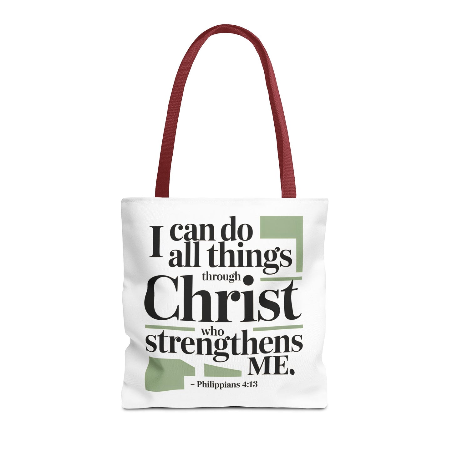 Inspirational Bible Verse Tote Bag – Faith-Based Everyday Carry, Christian Gift for Women, Church & Life