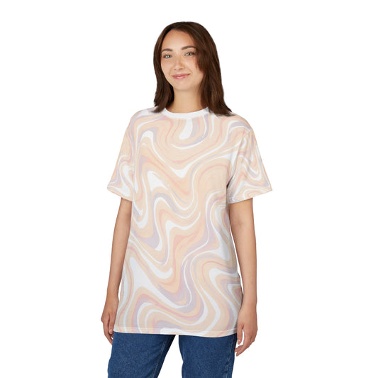 Abstract Swirl Tee – Vibrant Art-Inspired Unisex Shirt