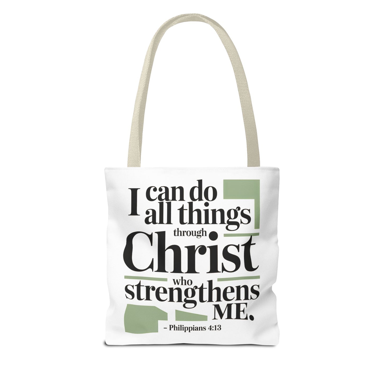 Inspirational Bible Verse Tote Bag – Faith-Based Everyday Carry, Christian Gift for Women, Church & Life