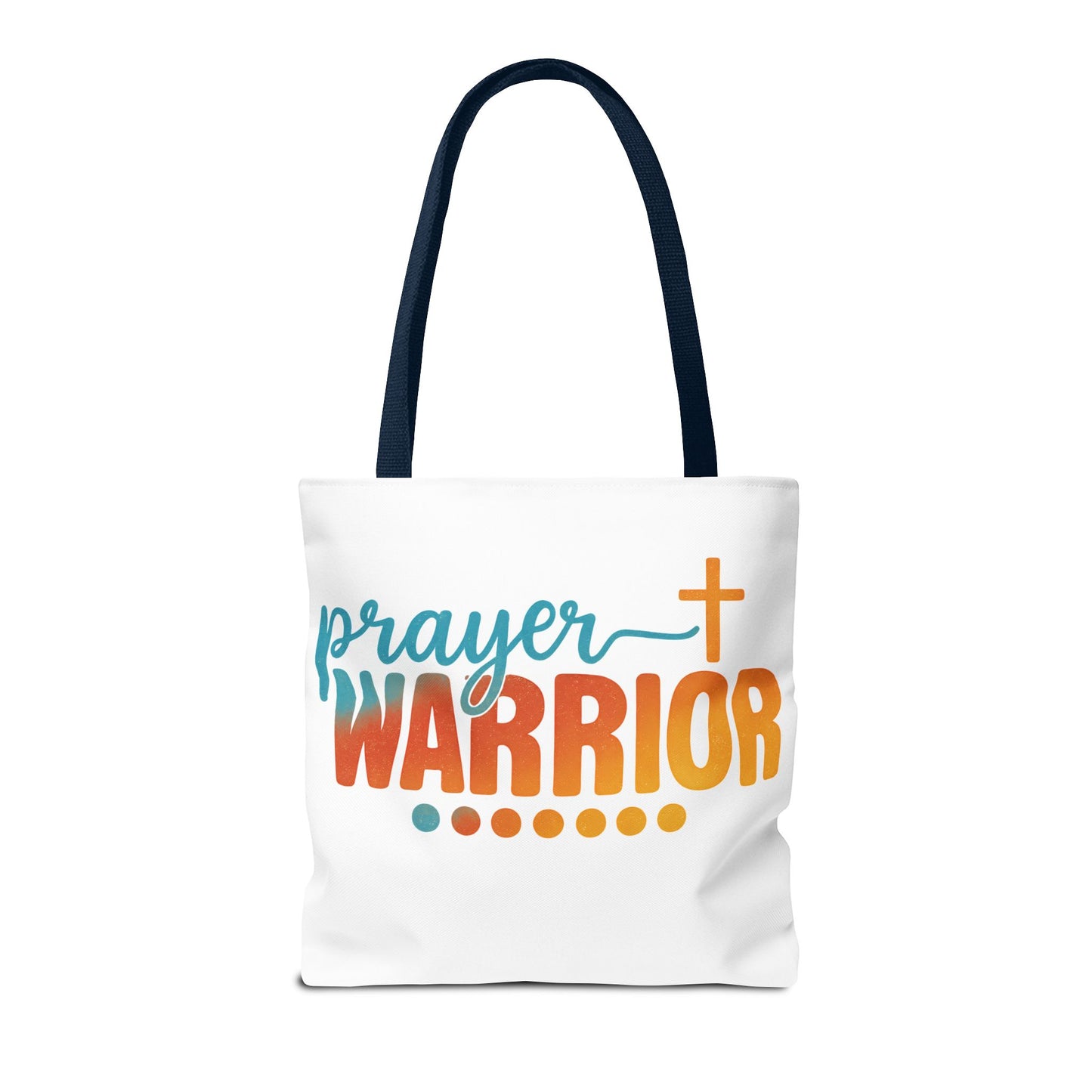 Prayer Warrior Faith Tote Bag – Double-Sided Christian Carryall | Inspirational Religious Gift