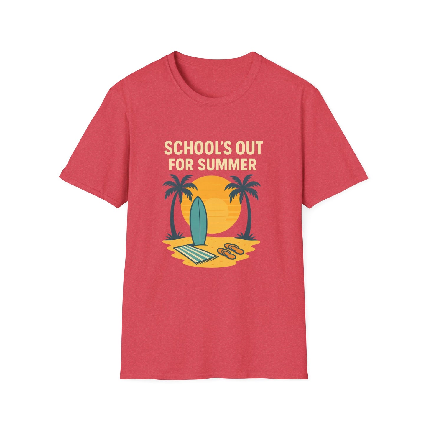 School’s Out for Summer T-Shirt – Laid-Back Style for Beach Days & Backyard Celebrations