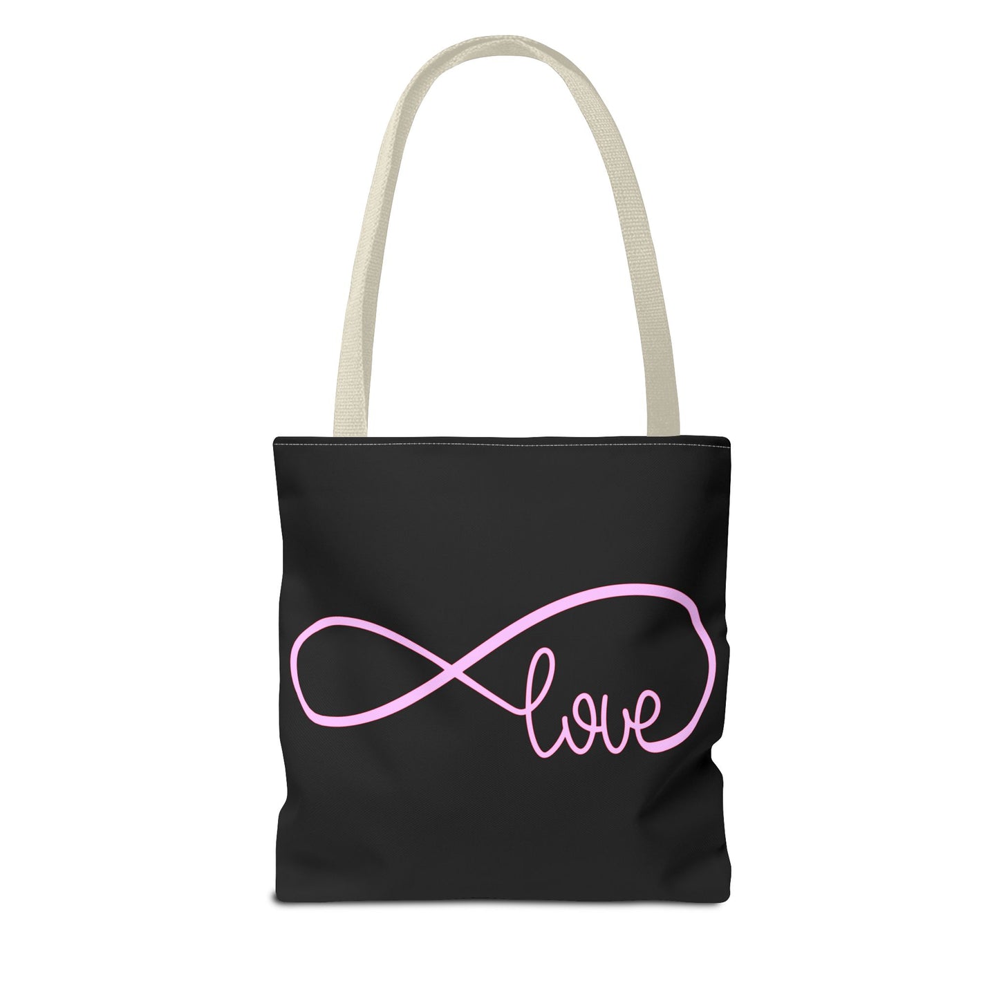 Love Infinity Symbol Tote Bag – Romantic Double-Sided Print, Everyday Carry