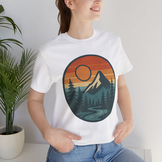 Mountain Sunset Nature Tee