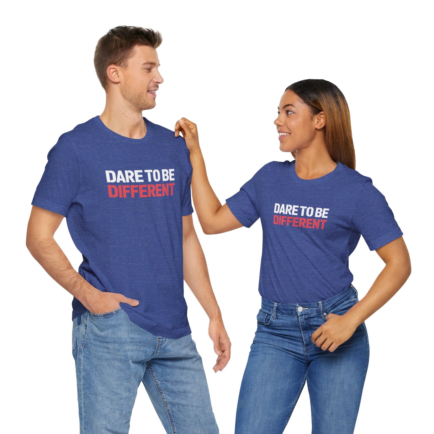 Motivational Quote T-Shirt - Dare To Be Different Shirt - Unisex Tee