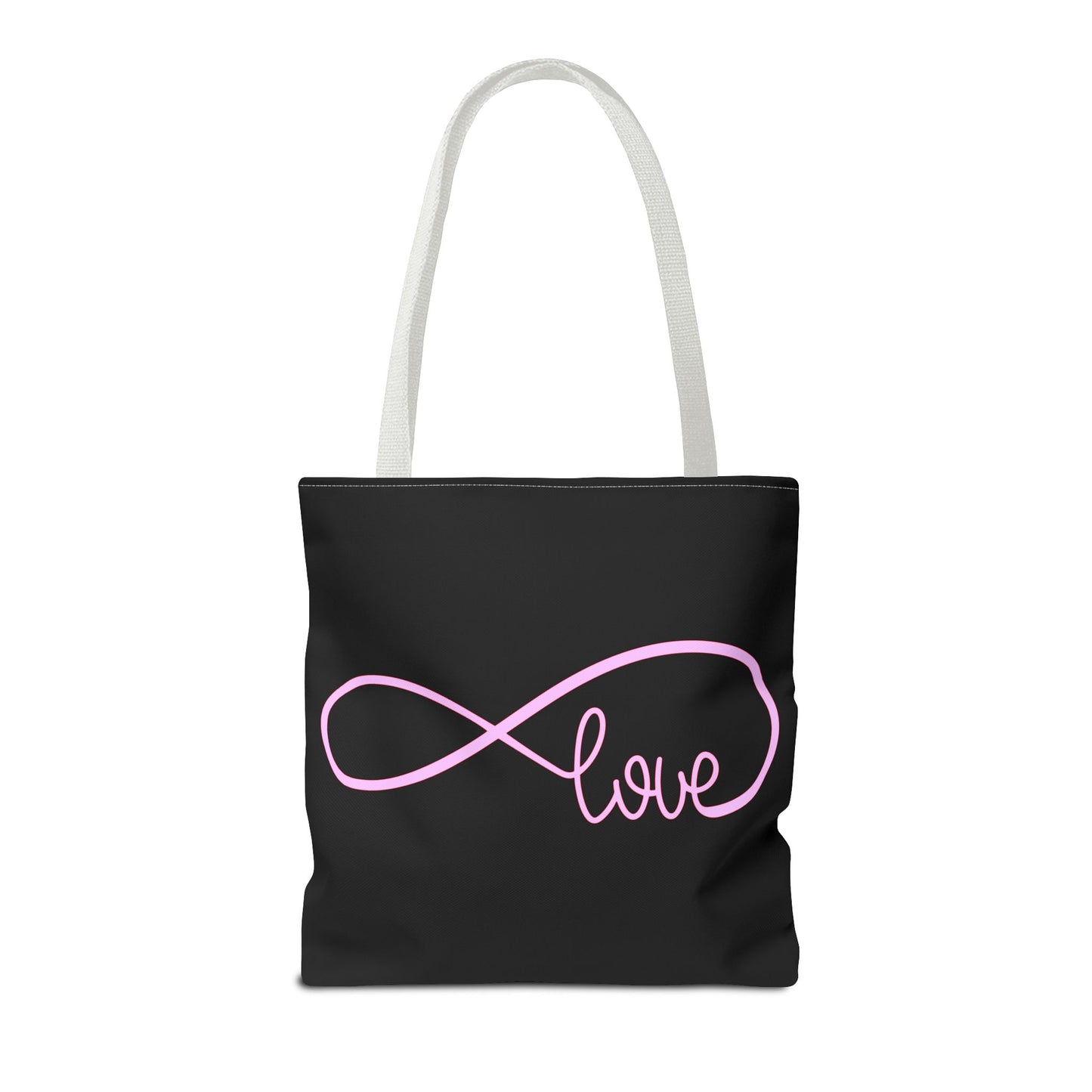 Love Infinity Symbol Tote Bag – Romantic Double-Sided Print, Everyday Carry