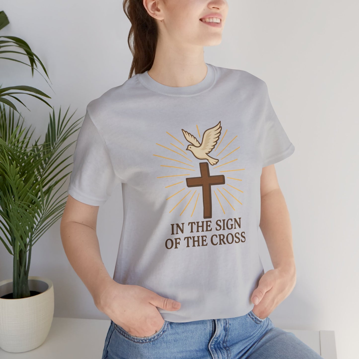 Faith-Inspired “In the Sign of the Cross” T-Shirt