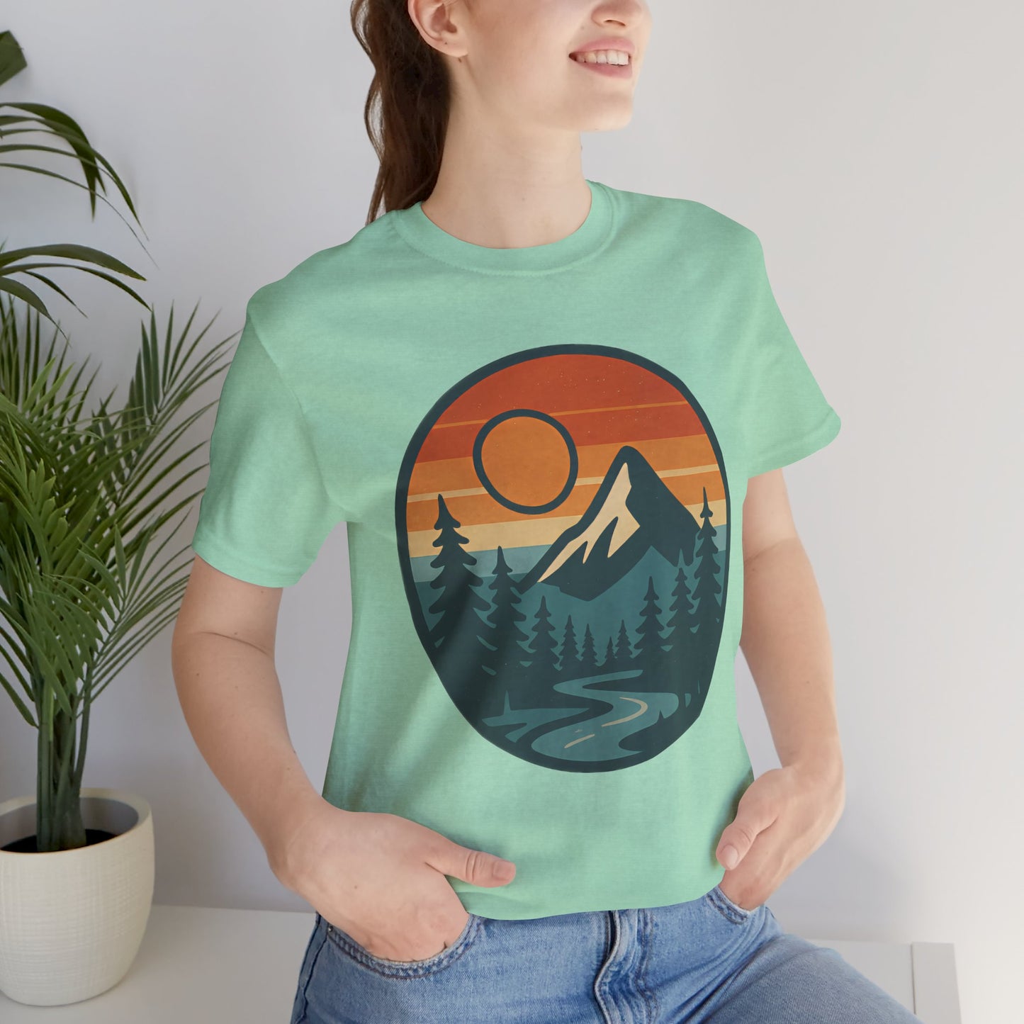 Mountain Sunset Nature Tee