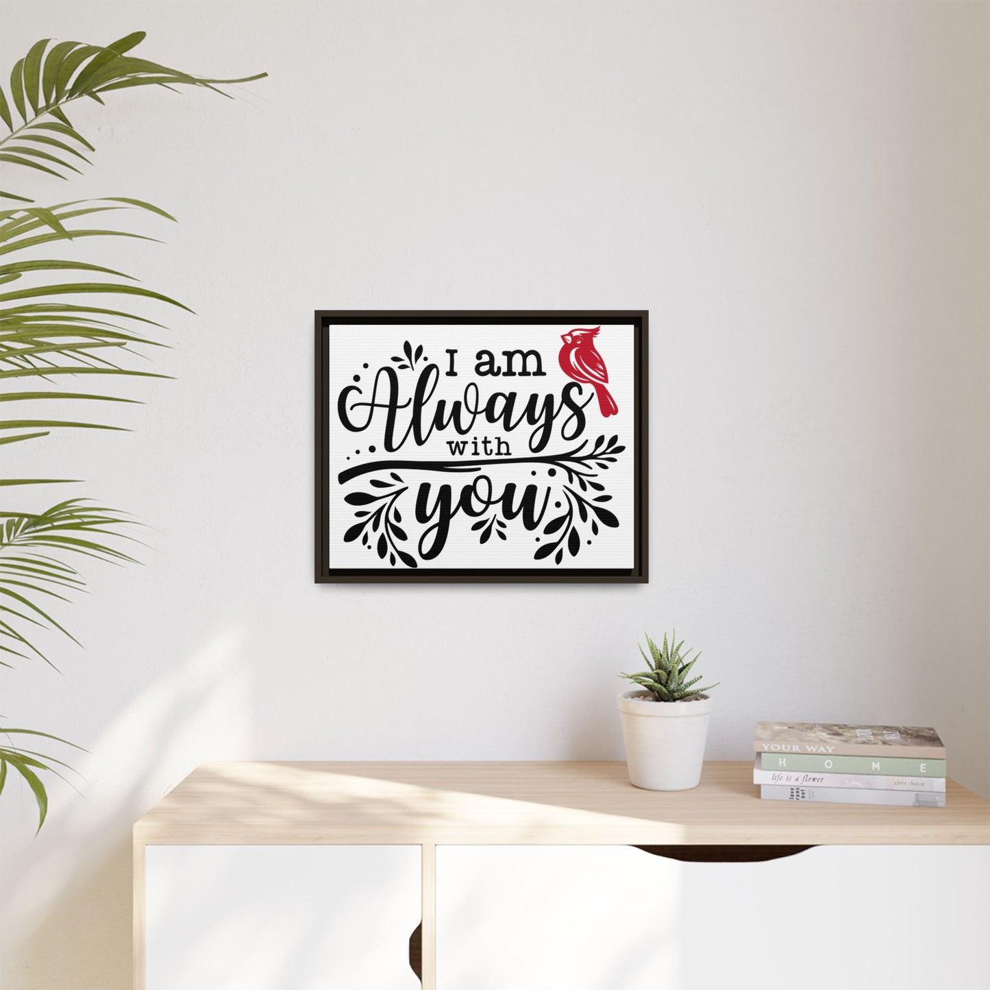 Always With You Cardinal – Matte Canvas Wall Art