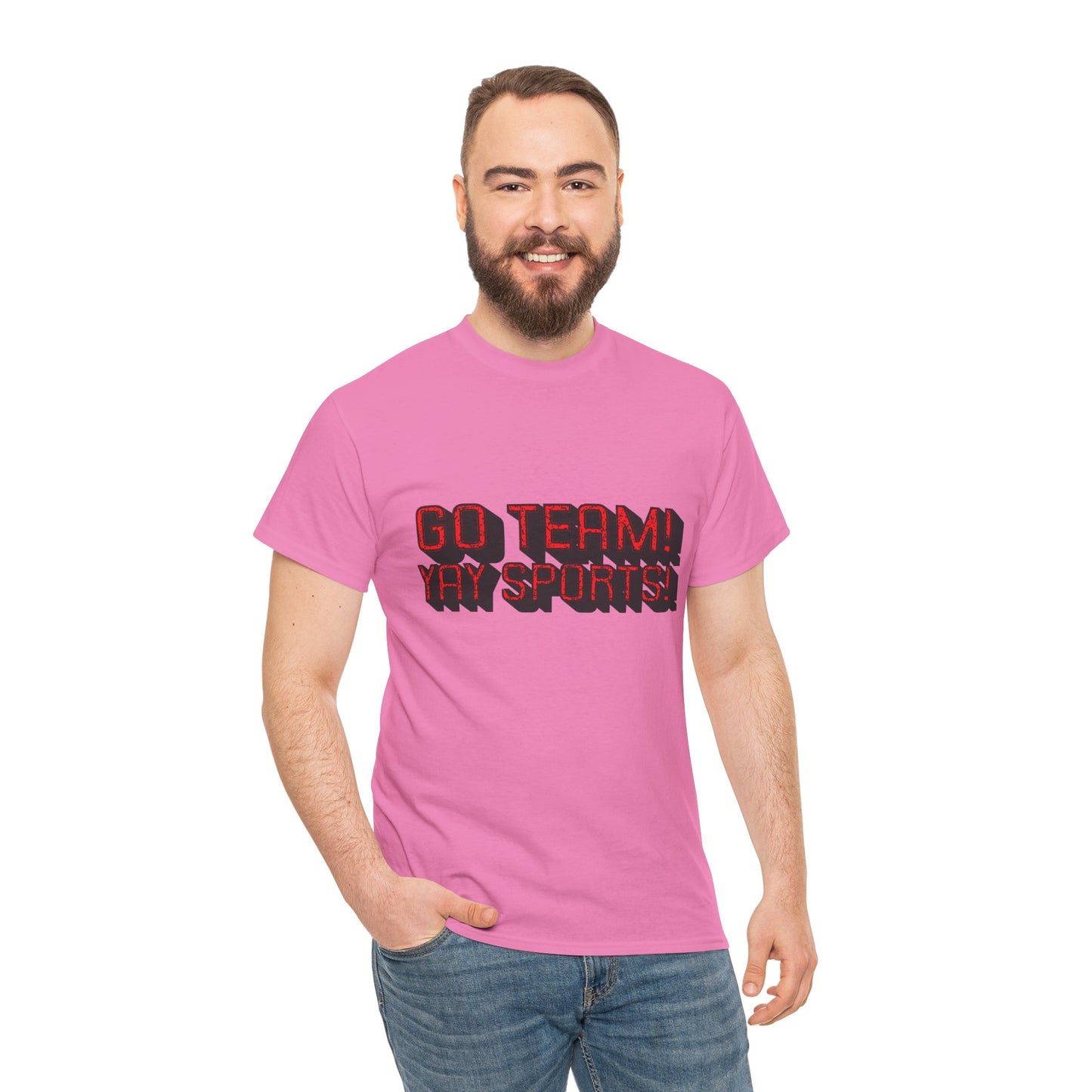 Sporty “GO TEAM YAY SPORTS” Tee